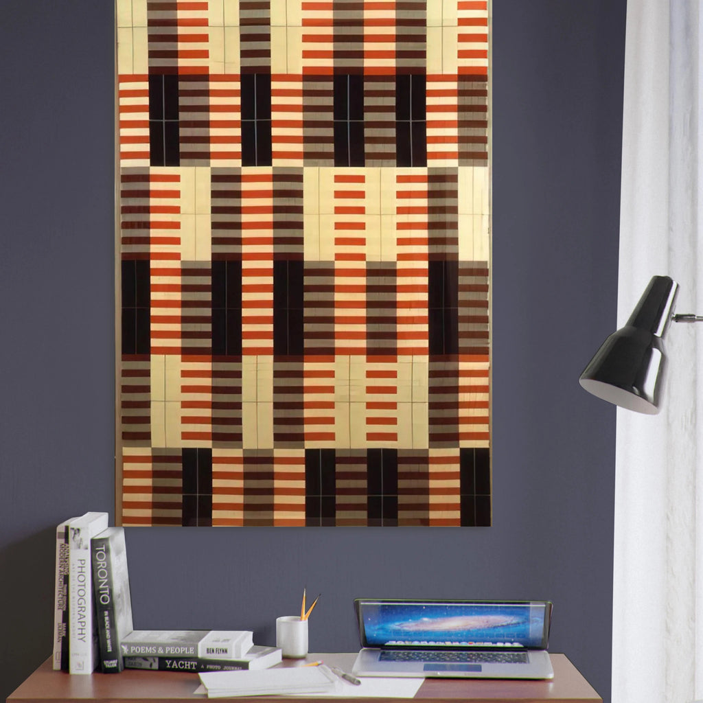 BLACK WHITE RED 1964 - Anni Albers Art Print - A0 (84.1 x 118.9  cm) / 33.1 × 46.8 inches | Anni Albers Poster | Anni Albers Prints