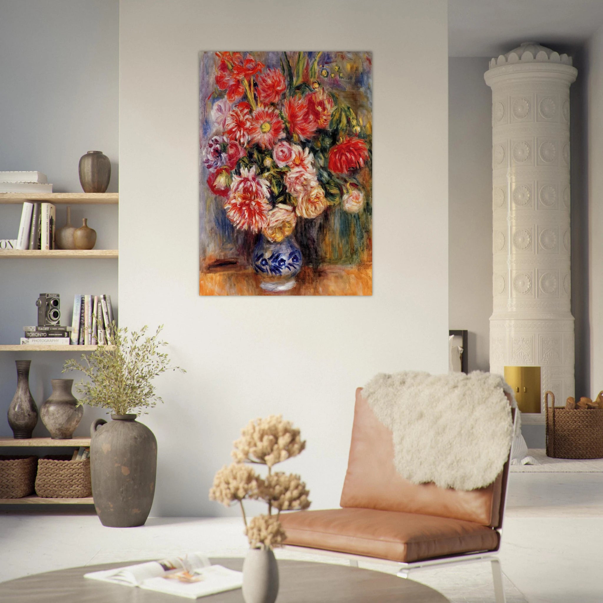 Bouquet - Pierre-Auguste Renoir Art Print - A0 (84.1 x 118.9  cm) / 33.1 × 46.8 inches | Pierre-Auguste Renoir Poster | Pierre-Auguste Renoir Prints