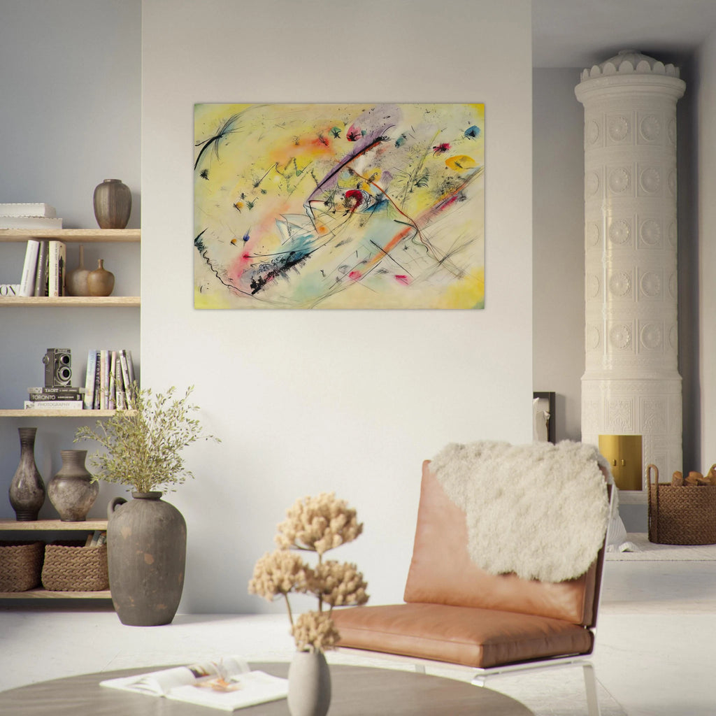 BRIGHT PICTURE 1913 - Wassily Kandinsky Art Print - A0 (84.1 x 118.9  cm) / 33.1 × 46.8 inches | Wassily Kandinsky Poster | Wassily Kandinsky Prints