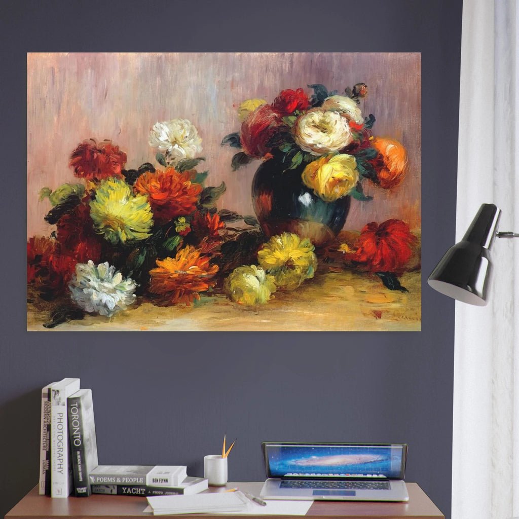 Bouquets of Flowers - Pierre-Auguste Renoir Art Print - A0 (84.1 x 118.9  cm) / 33.1 × 46.8 inches | Pierre-Auguste Renoir Poster | Pierre-Auguste Renoir Prints