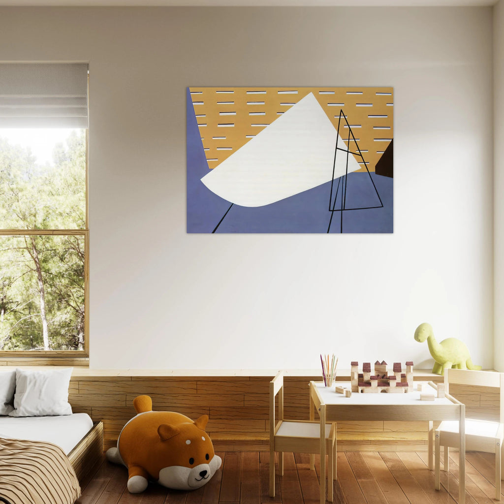 Aircraft Plant - 1945 - Ralston Crawford Art Print - A0 (84.1 x 118.9  cm) / 33.1 × 46.8 inches | Ralston Crawford Poster | Ralston Crawford Prints