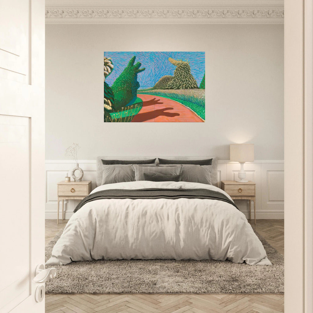 David Hockney - David Hockney Canvas - 70x100 cm / 28x40 inches | David Hockney Wrapped Canvas | David Hockney Wall Art