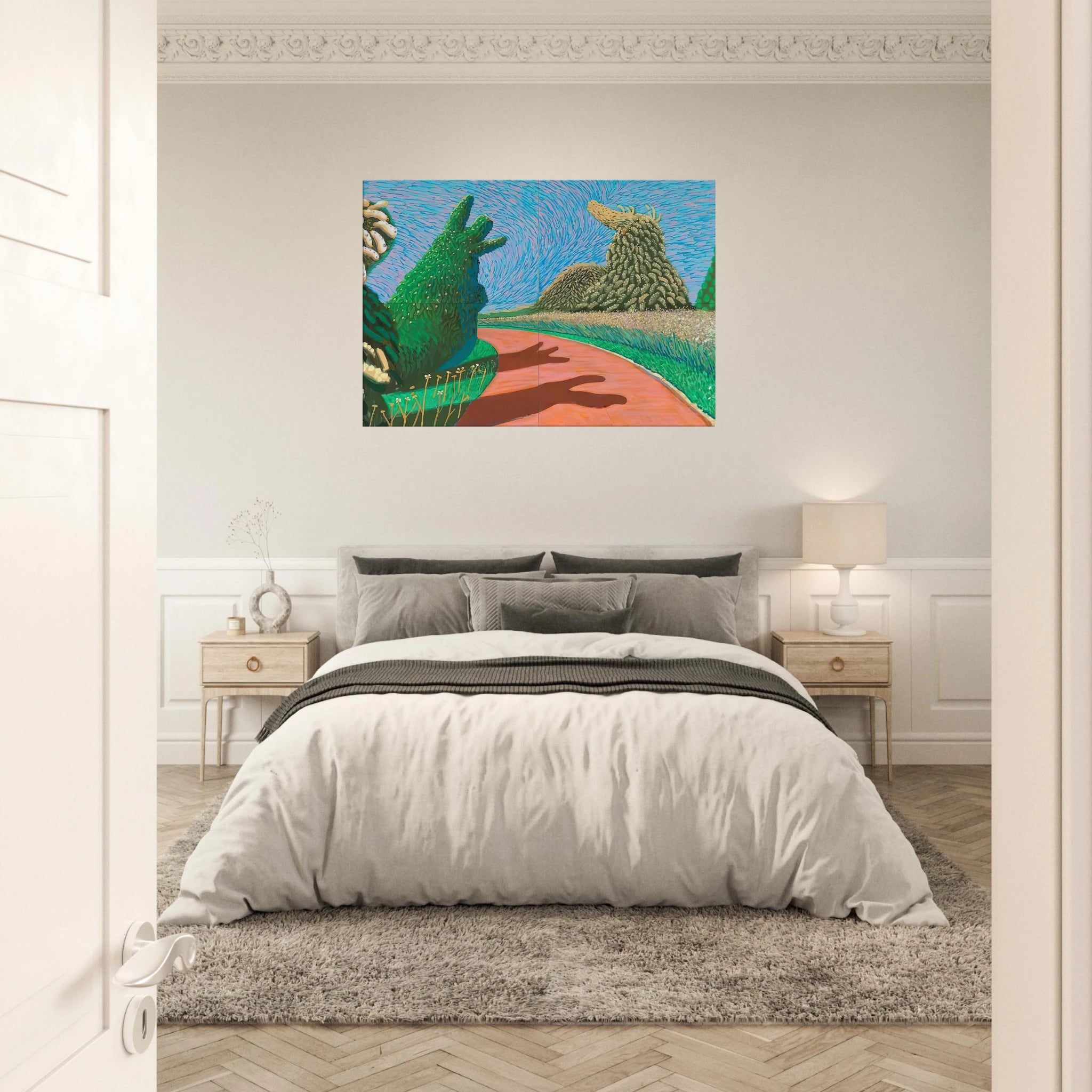 David Hockney - David Hockney Canvas - 70x100 cm / 28x40 inches | David Hockney Wrapped Canvas | David Hockney Wall Art
