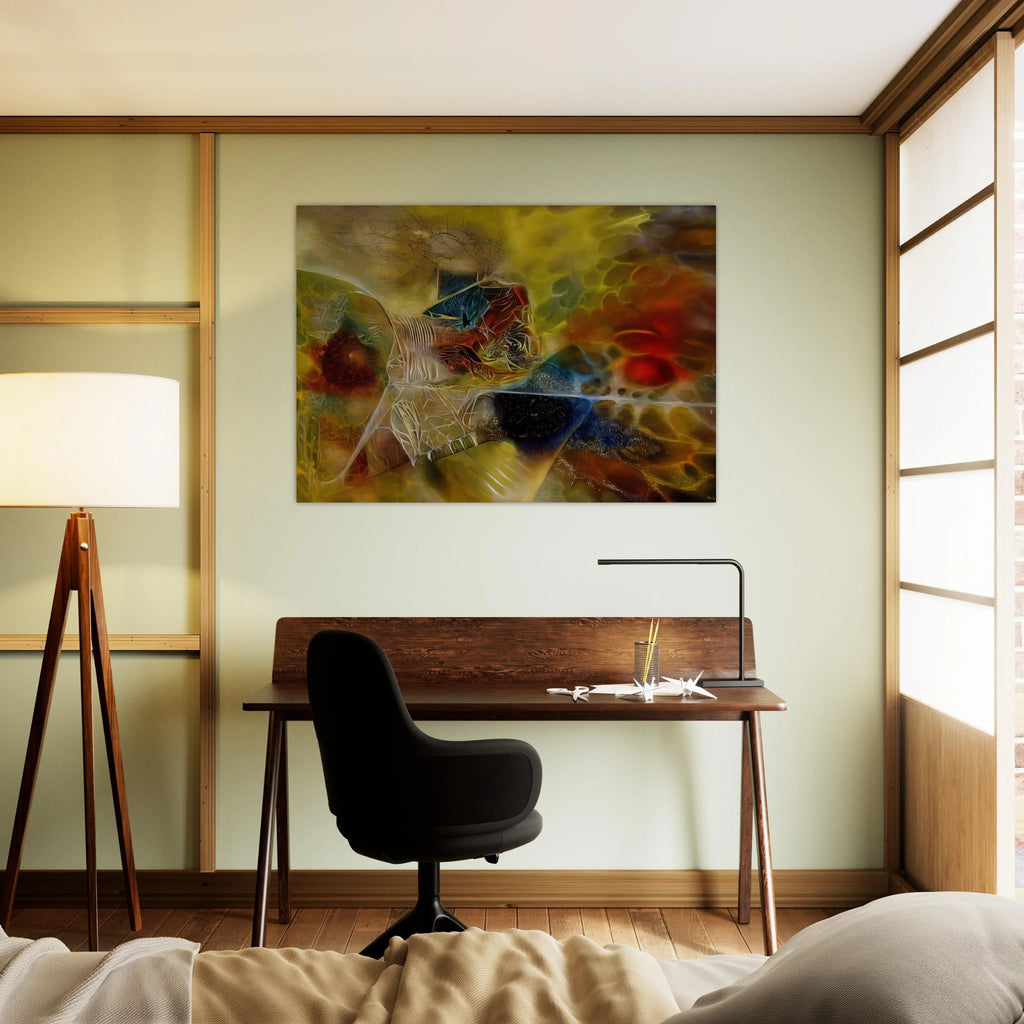 Biological Discovery - 1944 - Jimmy Ernst Art Print - A0 (84.1 x 118.9  cm) / 33.1 × 46.8 inches | Jimmy Ernst Poster | Jimmy Ernst Prints