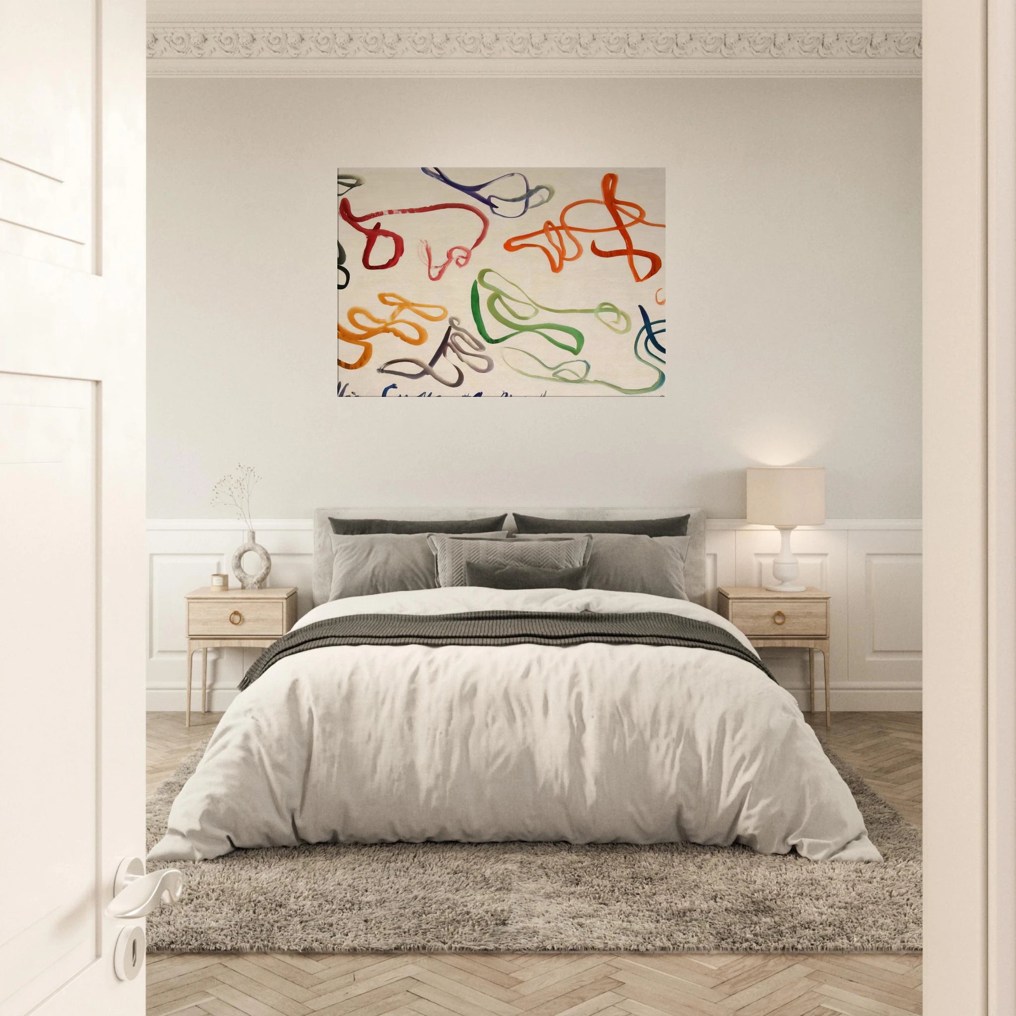 # 9 - 1963 - William Saroyan Canvas - 70x100 cm / 28x40 inches | William Saroyan Wrapped Canvas | William Saroyan Wall Art