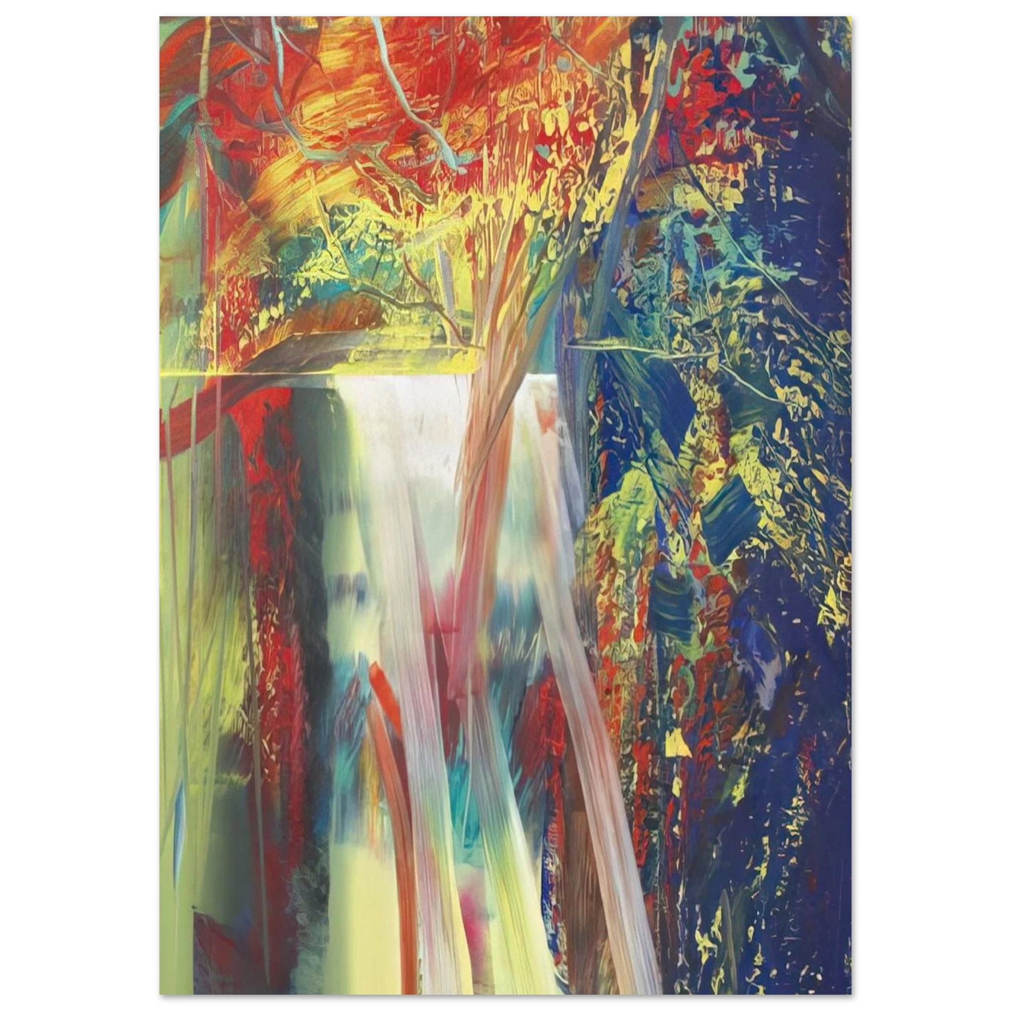 ABSTRACT PAINTING 610 1 - Gerhard Richter Art Print - A0 (84.1 x 118.9  cm) / 33.1 × 46.8 inches | Gerhard Richter Poster | Gerhard Richter Prints