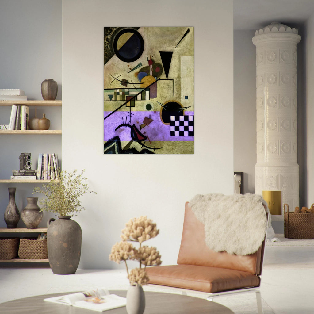 CONTRASTING SOUNDS 1924 - Wassily Kandinsky Art Print - A0 (84.1 x 118.9  cm) / 33.1 × 46.8 inches | Wassily Kandinsky Poster | Wassily Kandinsky Prints