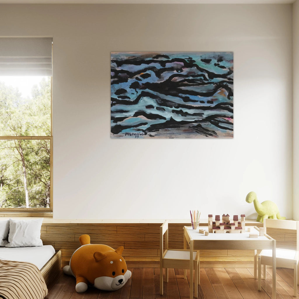 Composition - 1959 - Alfred Manessier Art Print - A0 (84.1 x 118.9  cm) / 33.1 × 46.8 inches | Alfred Manessier Poster | Alfred Manessier Prints