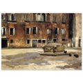 Campo San Agnese, Venise - John Singer Sargent Art Print - A0 (84.1 x 118.9  cm) / 33.1 × 46.8 inches | John Singer Sargent Poster | John Singer Sargent Prints