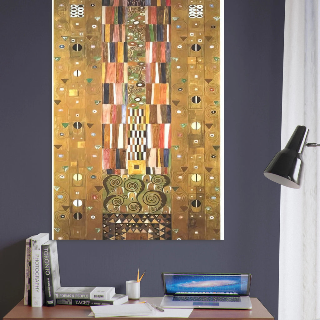 DESIGN FOR THE STOCLETFRIES - Gustav Klimt Art Print - A0 (84.1 x 118.9  cm) / 33.1 × 46.8 inches | Gustav Klimt Poster | Gustav Klimt Prints