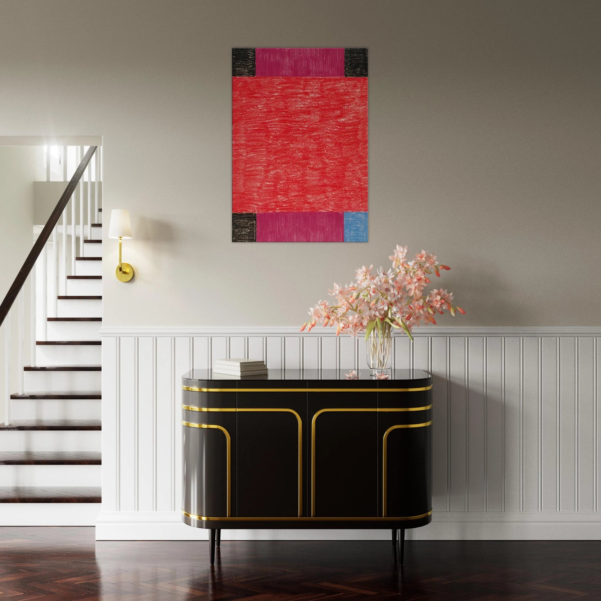 Drawing - 1985 - Lygia Pape Canvas - 70x100 cm / 28x40 inches | Lygia Pape Wrapped Canvas | Lygia Pape Wall Art