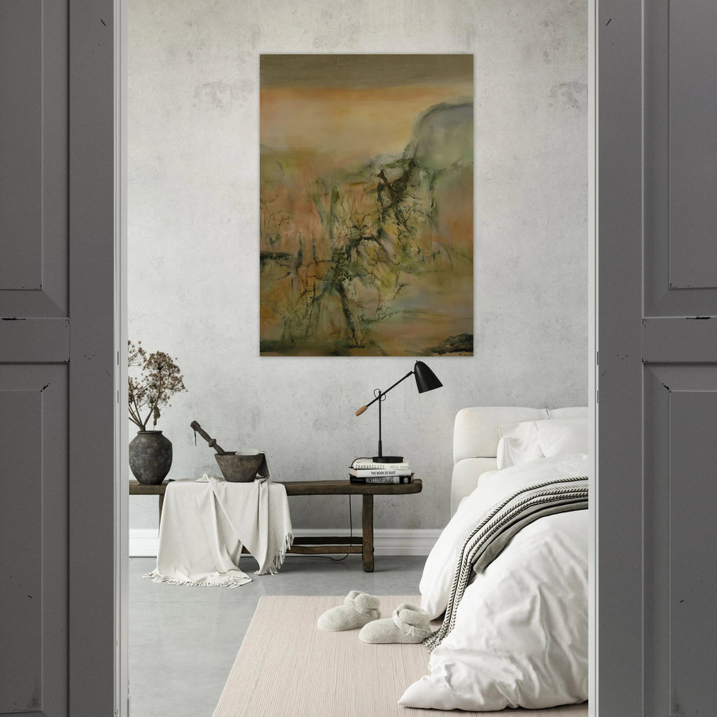 12 12 2000 2000 - Zao Wou-Ki Art Print - A0 (84.1 x 118.9  cm) / 33.1 × 46.8 inches | Zao Wou-Ki Poster | Zao Wou-Ki Prints