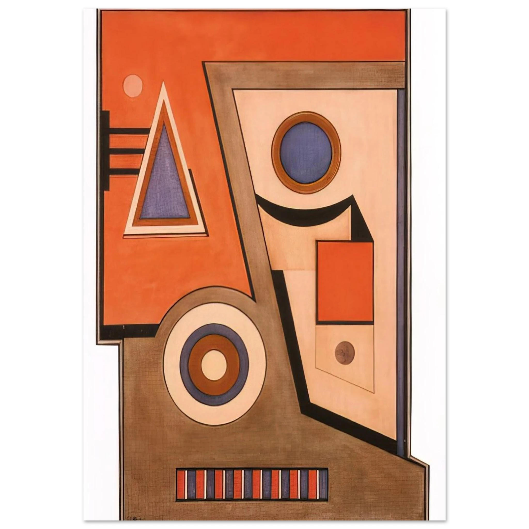 Almagro - Concretism - Carmelo Arden Quin Art Print - A0 (84.1 x 118.9  cm) / 33.1 × 46.8 inches | Carmelo Arden Quin Poster | Carmelo Arden Quin Prints