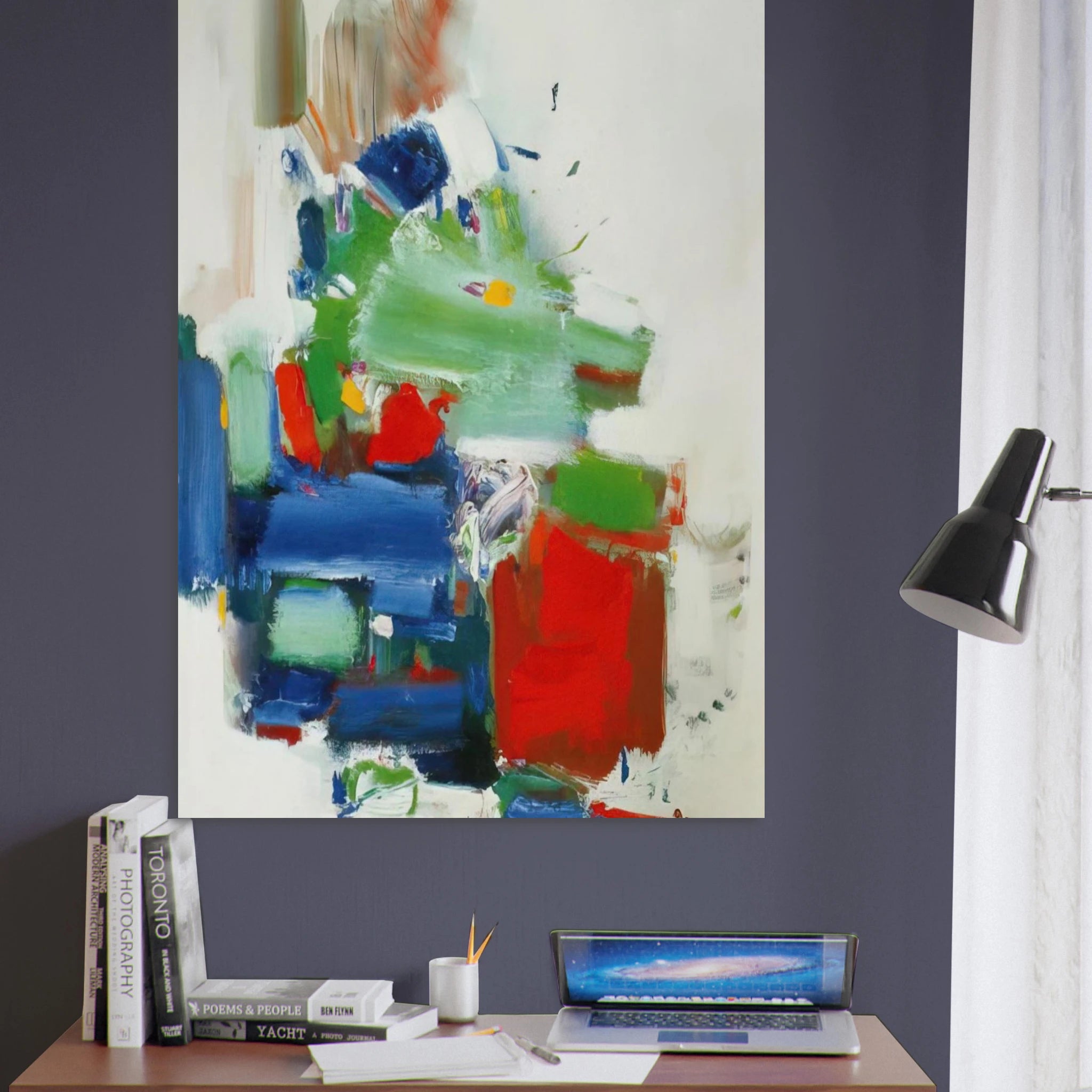 Art Like Love Is Dedication - Hans Hofmann Art Print - A0 (84.1 x 118.9  cm) / 33.1 × 46.8 inches | Hans Hofmann Poster | Hans Hofmann Prints