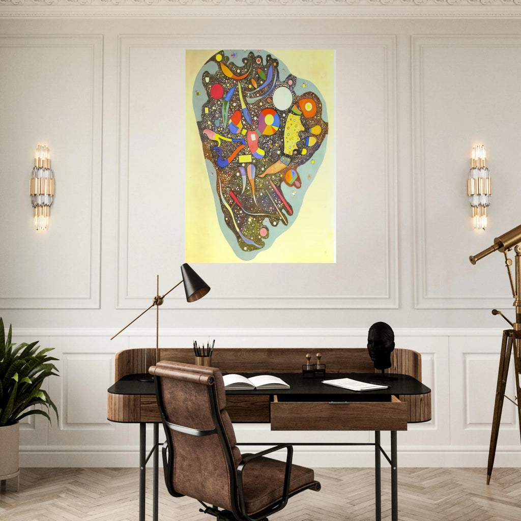 COLOURFUL ENSEMBLE 1938 - Wassily Kandinsky Art Print - A0 (84.1 x 118.9  cm) / 33.1 × 46.8 inches | Wassily Kandinsky Poster | Wassily Kandinsky Prints