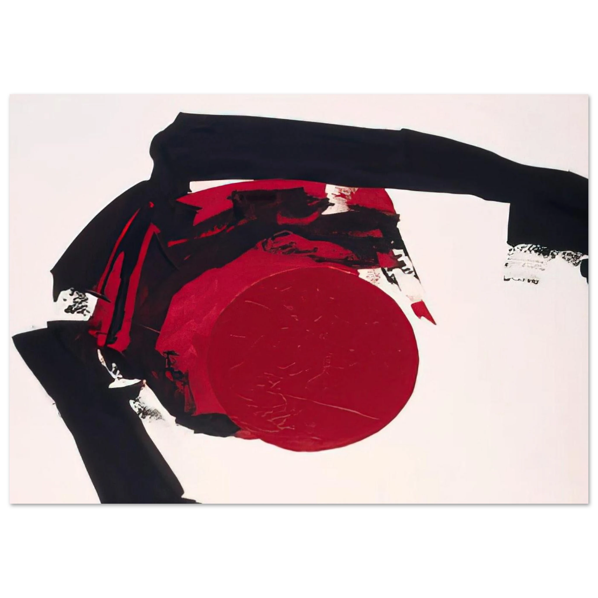 COMPOSITION I - Luis Feito Art Print - A0 (84.1 x 118.9  cm) / 33.1 × 46.8 inches | Luis Feito Poster | Luis Feito Prints