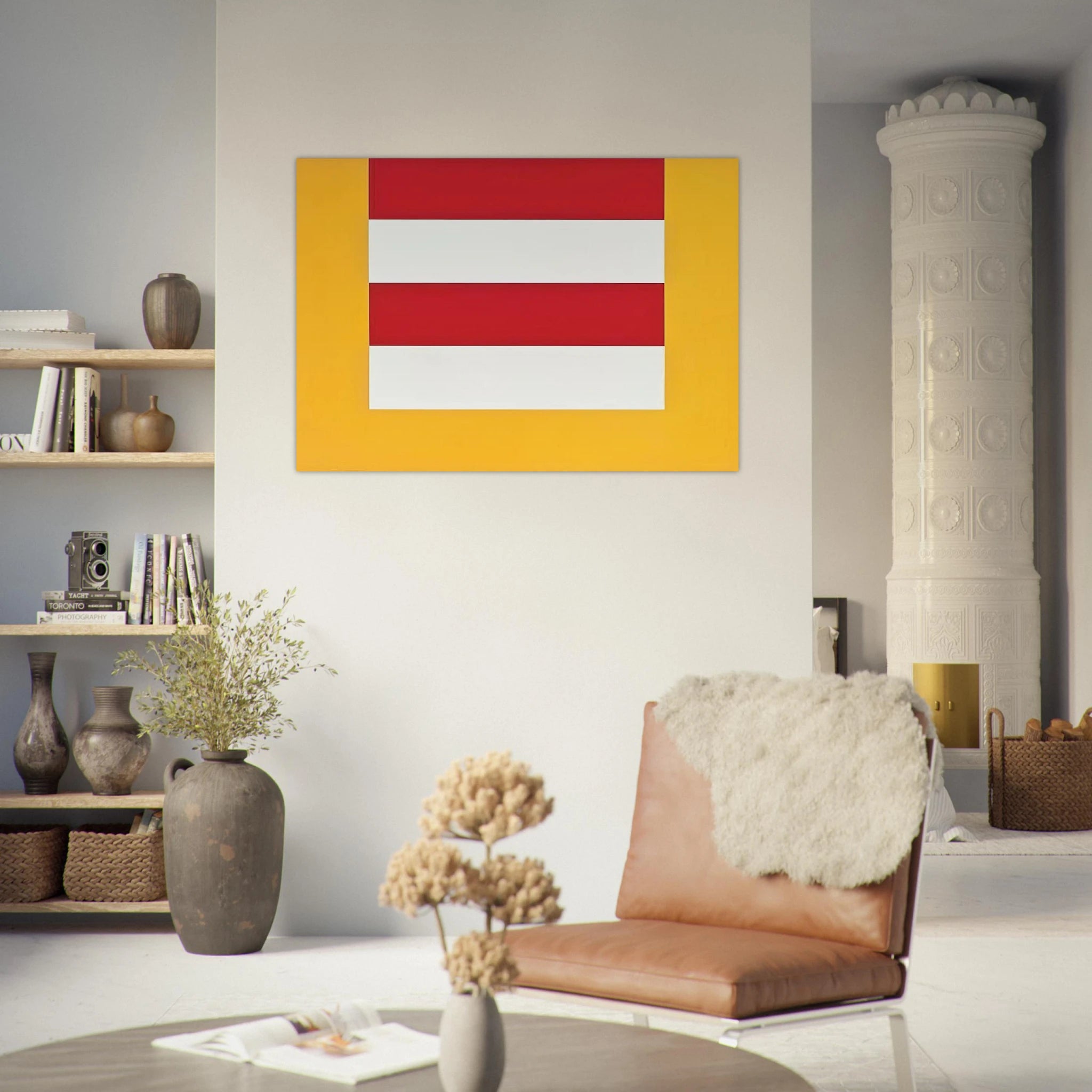 #14 - 1965 - Karl Benjamin Art Print - A0 (84.1 x 118.9  cm) / 33.1 × 46.8 inches | Karl Benjamin Poster | Karl Benjamin Prints