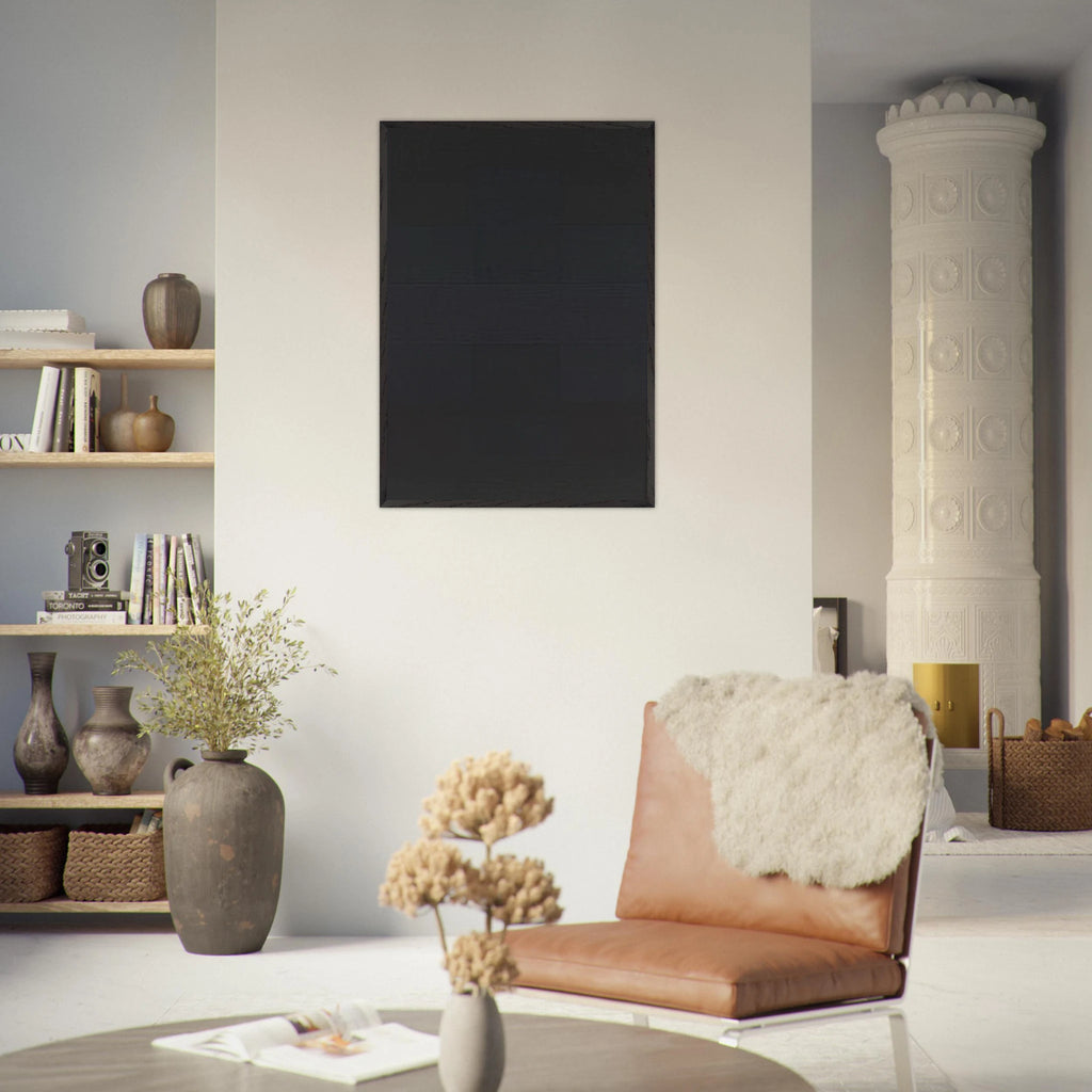 Abstract Painting - 1957 - Ad Reinhardt Framed Art Print - 70x100 cm / 28x40 inches | Ad Reinhardt Framed Poster | Ad Reinhardt Framed prints