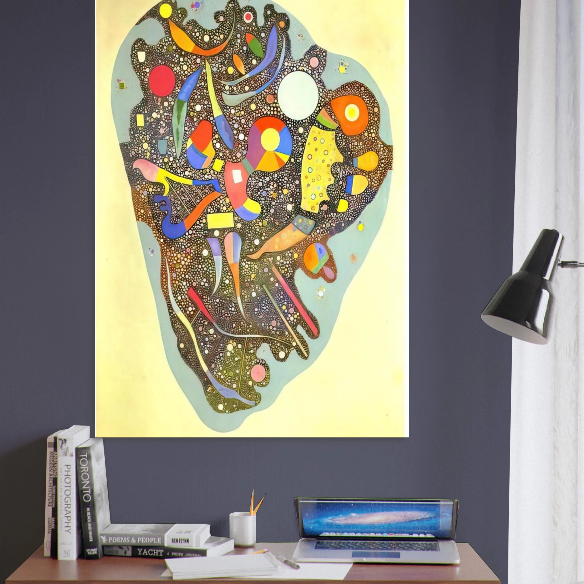 COLOURFUL ENSEMBLE 1938 - Wassily Kandinsky Art Print - A0 (84.1 x 118.9  cm) / 33.1 × 46.8 inches | Wassily Kandinsky Poster | Wassily Kandinsky Prints