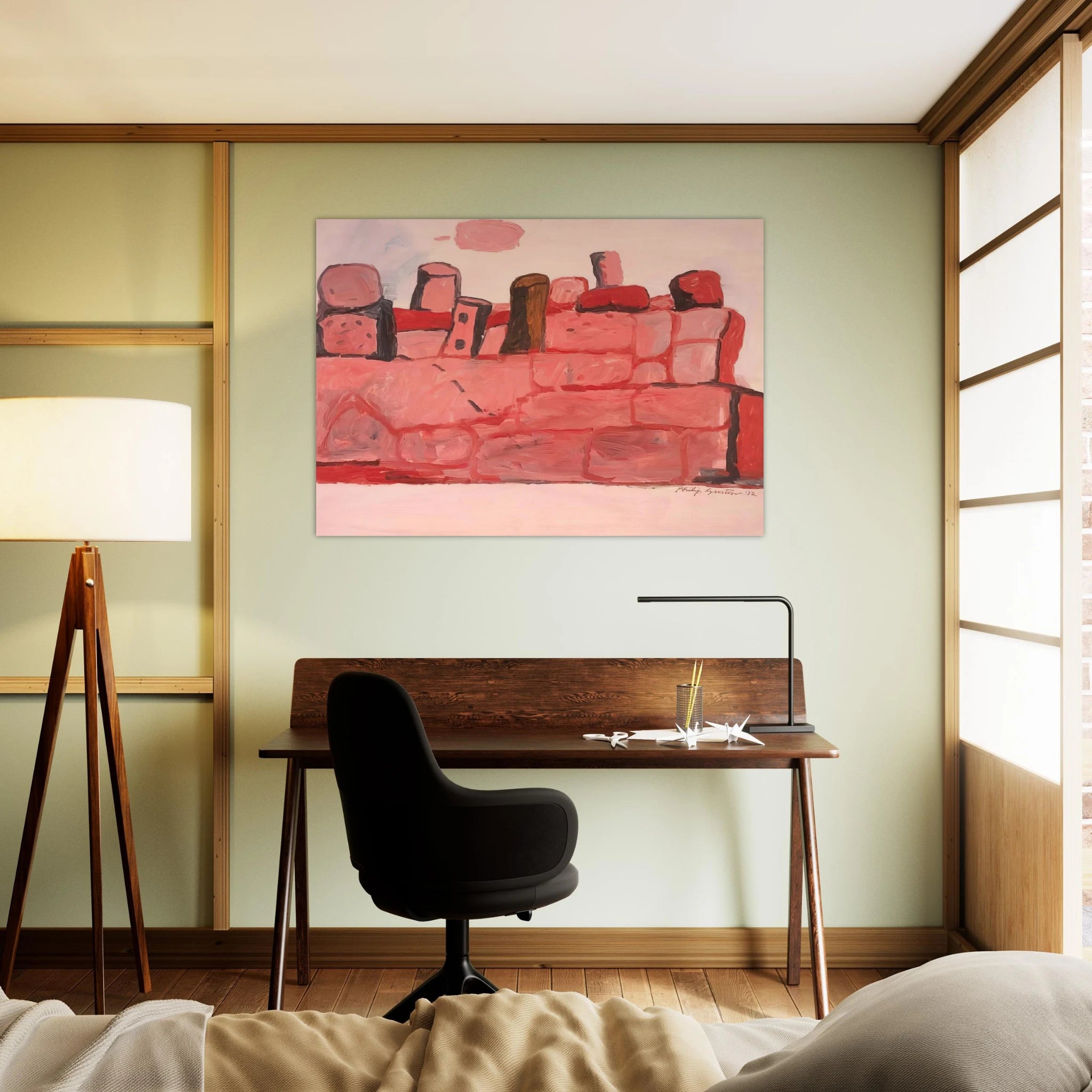 CERVETERI 1972 - Philip Guston Art Print - A0 (84.1 x 118.9  cm) / 33.1 × 46.8 inches | Philip Guston Poster | Philip Guston Prints