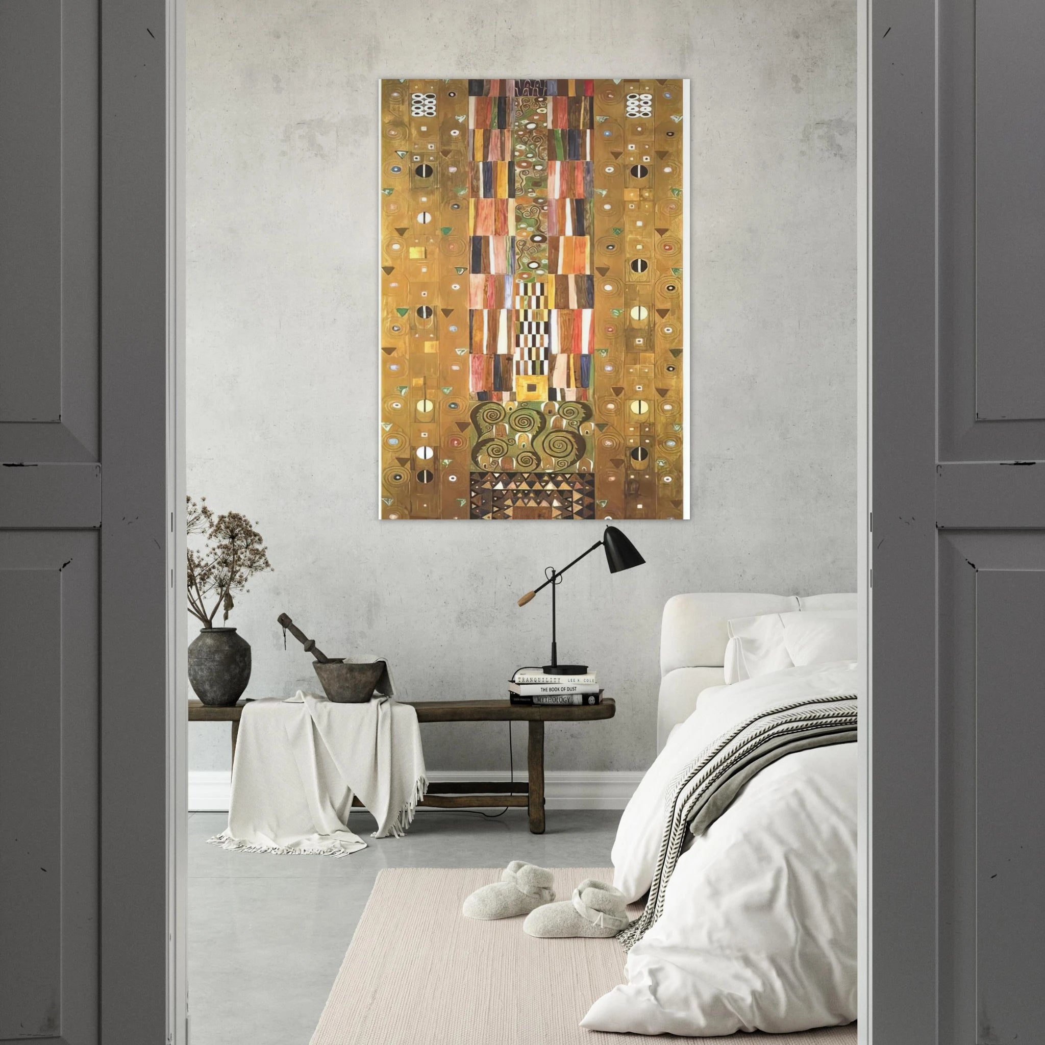 DESIGN FOR THE STOCLETFRIES - Gustav Klimt Art Print - A0 (84.1 x 118.9  cm) / 33.1 × 46.8 inches | Gustav Klimt Poster | Gustav Klimt Prints