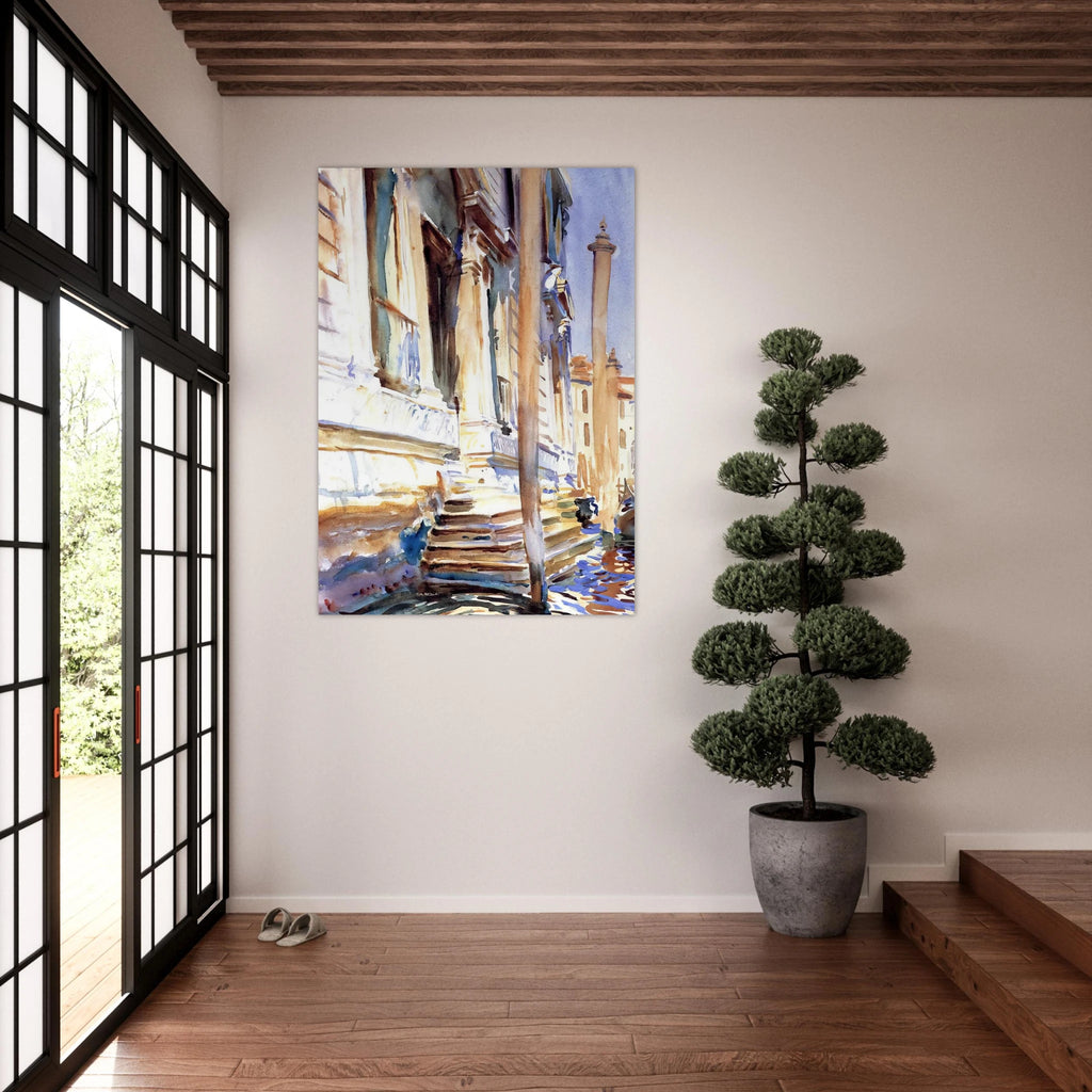 Doorway of a Venetian Palace - John Singer Sargent Art Print - A0 (84.1 x 118.9  cm) / 33.1 × 46.8 inches | John Singer Sargent Poster | John Singer Sargent Prints