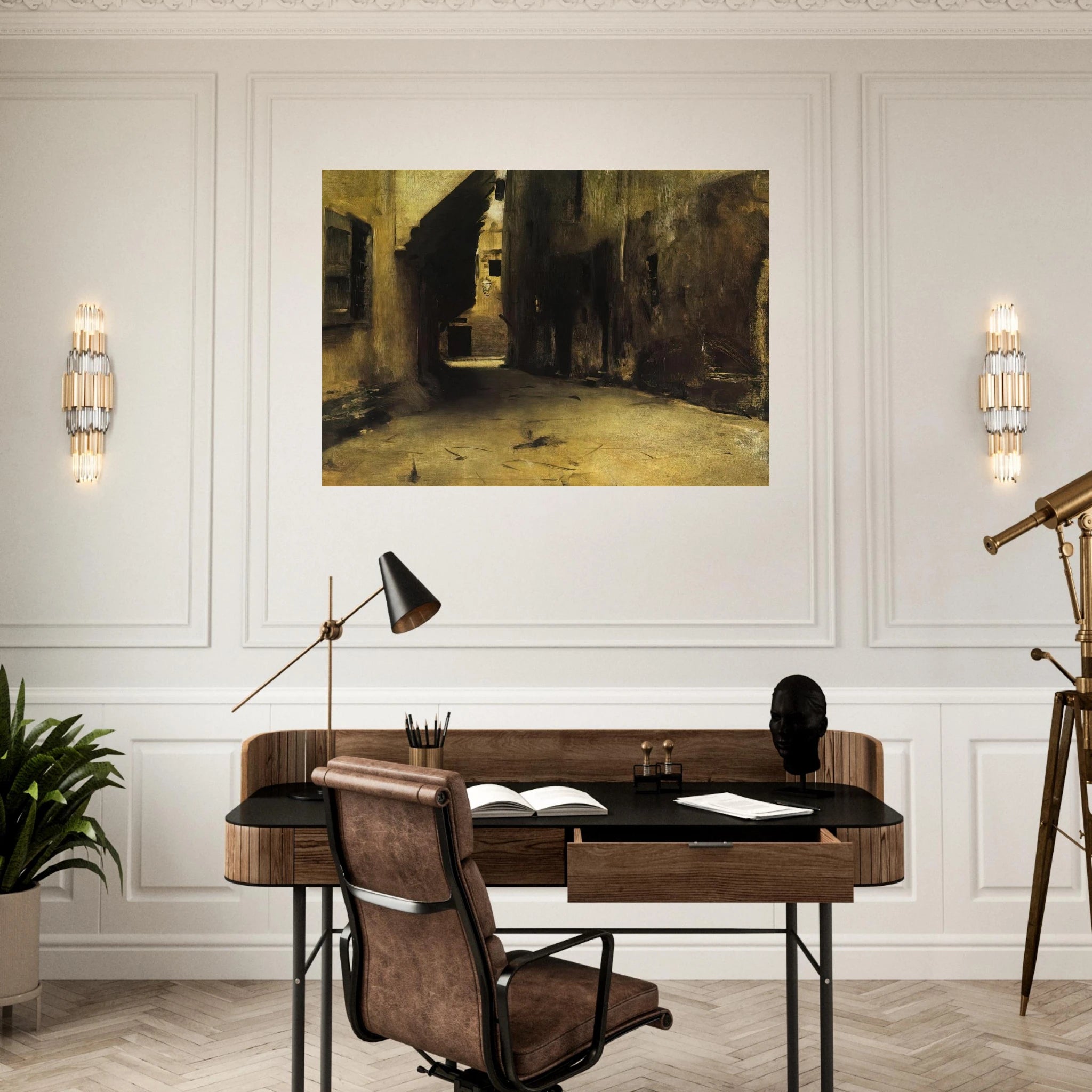 A Street in Venice - John Singer Sargent Art Print - A0 (84.1 x 118.9  cm) / 33.1 × 46.8 inches | John Singer Sargent Poster | John Singer Sargent Prints