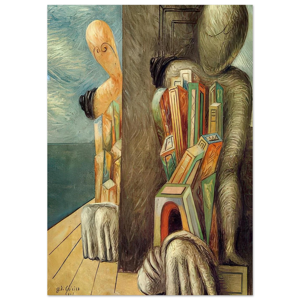 ARCHAEOLOGISTS 1926 - Giorgio de Chirico Art Print - A0 (84.1 x 118.9  cm) / 33.1 × 46.8 inches | Giorgio de Chirico Poster | Giorgio de Chirico Prints
