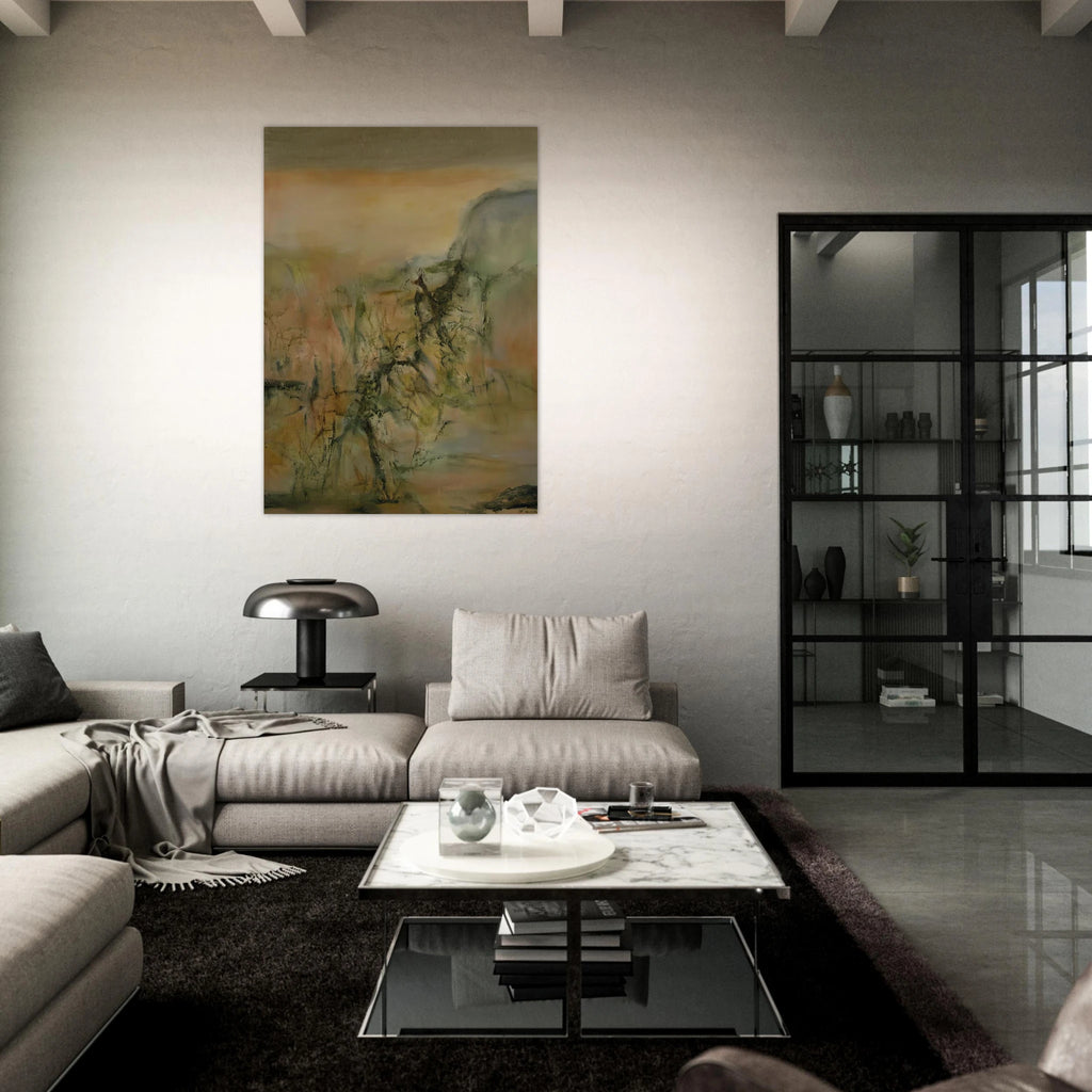 12 12 2000 2000 - Zao Wou-Ki Art Print - A0 (84.1 x 118.9  cm) / 33.1 × 46.8 inches | Zao Wou-Ki Poster | Zao Wou-Ki Prints