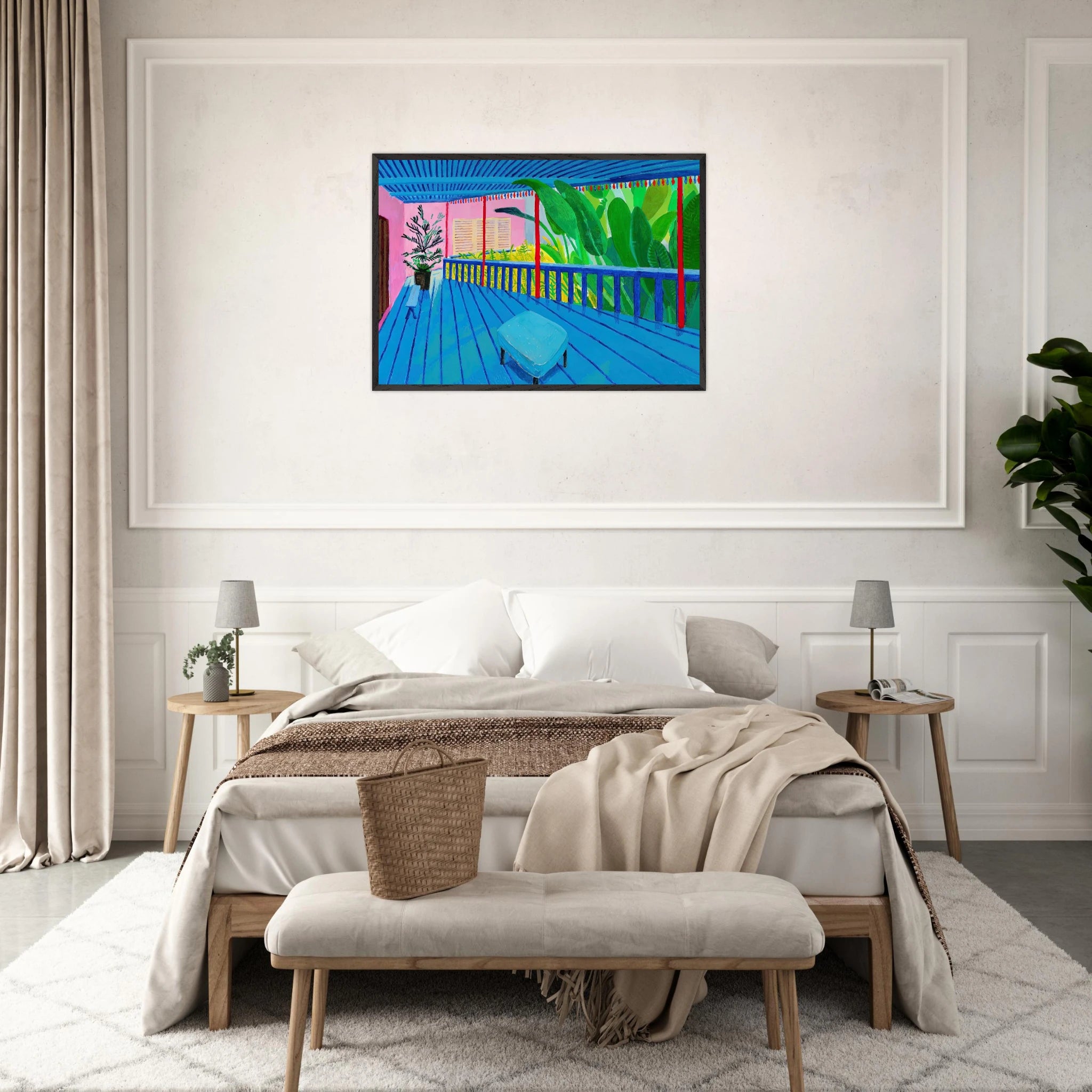 David Hockney - David Hockney Framed Art Print - 70x100 cm / 28x40 inches | David Hockney Framed Poster | David Hockney Framed prints