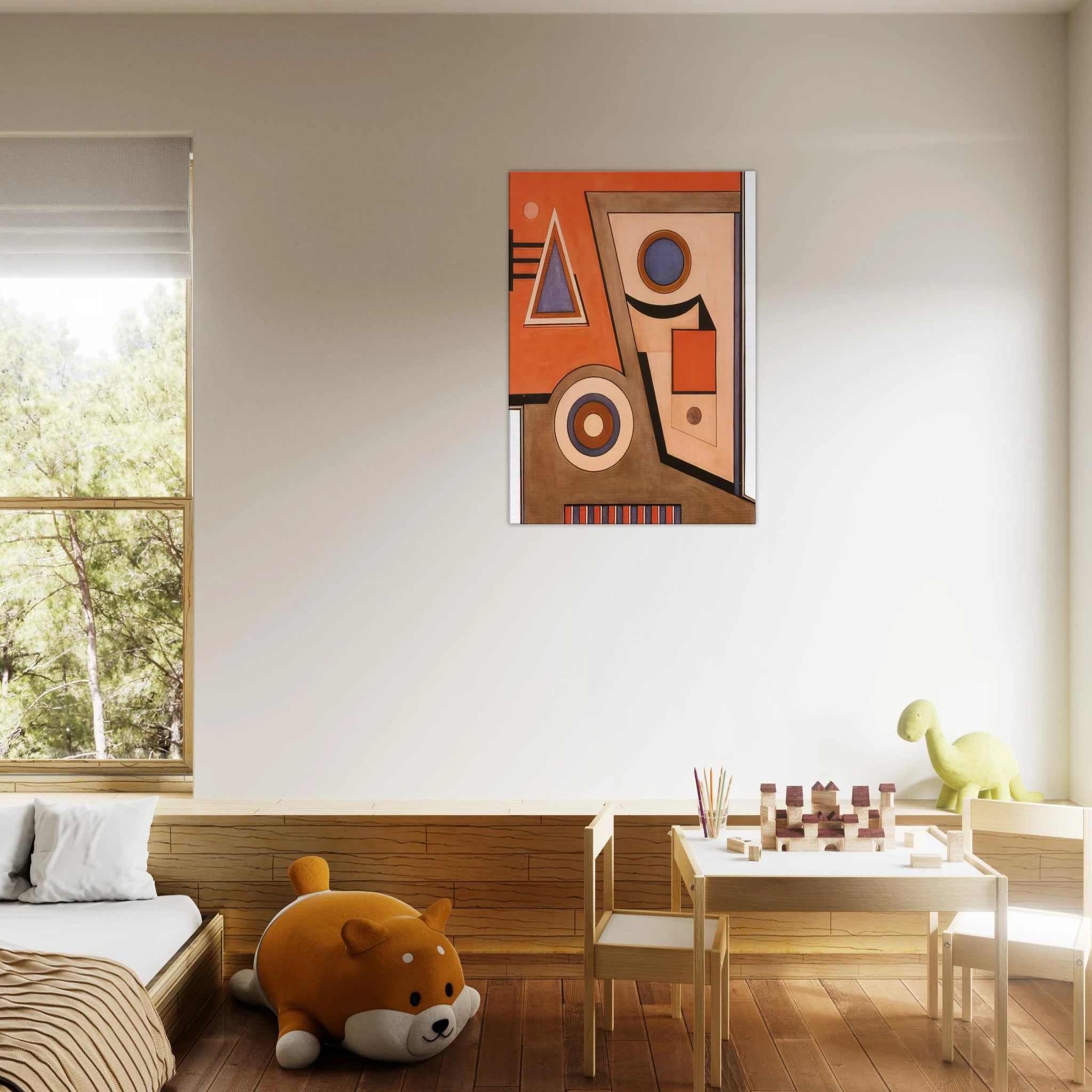 Almagro - Concretism - Carmelo Arden Quin Canvas - 70x100 cm / 28x40 inches | Carmelo Arden Quin Wrapped Canvas | Carmelo Arden Quin Wall Art