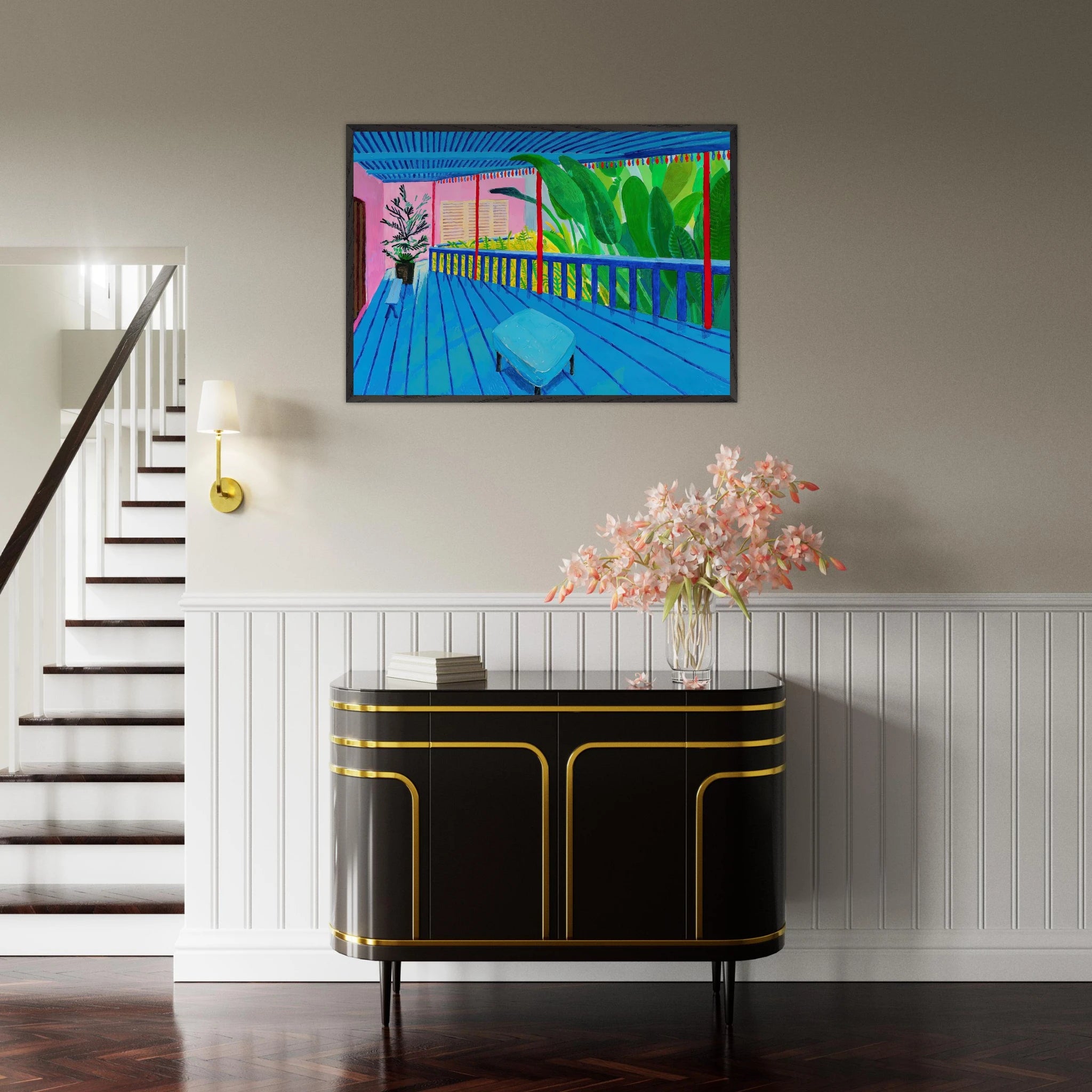 David Hockney - David Hockney Framed Art Print - 70x100 cm / 28x40 inches | David Hockney Framed Poster | David Hockney Framed prints