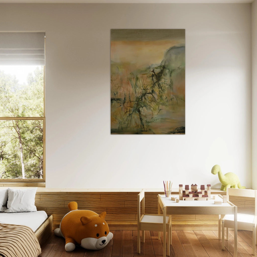 12 12 2000 2000 - Zao Wou-Ki Art Print - A0 (84.1 x 118.9  cm) / 33.1 × 46.8 inches | Zao Wou-Ki Poster | Zao Wou-Ki Prints