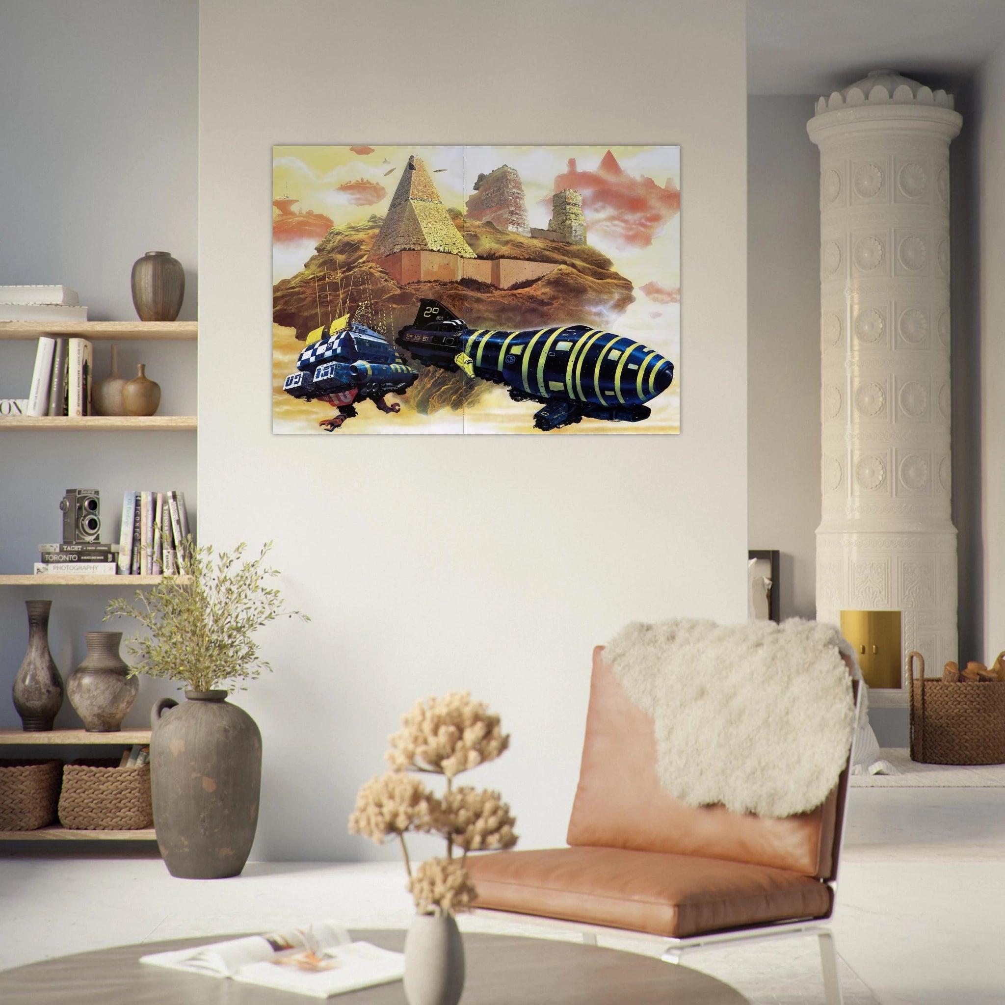 Chris Foss - Chris Foss Art Print - A0 (84.1 x 118.9  cm) / 33.1 × 46.8 inches | Chris Foss Poster | Chris Foss Prints