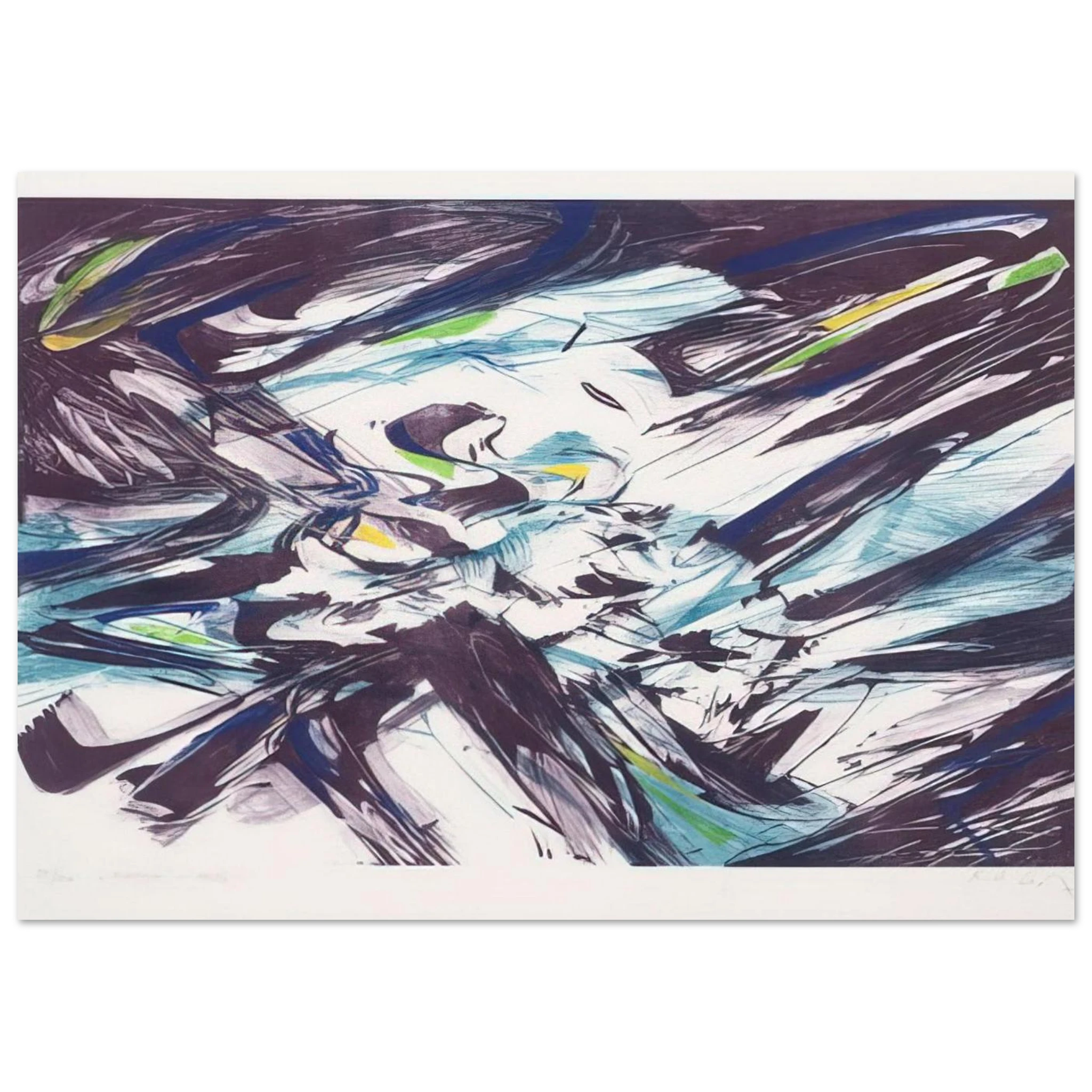 Entym - Karl Otto Gotz Art Print - A0 (84.1 x 118.9  cm) / 33.1 × 46.8 inches | Karl Otto Gotz Poster | Karl Otto Gotz Prints