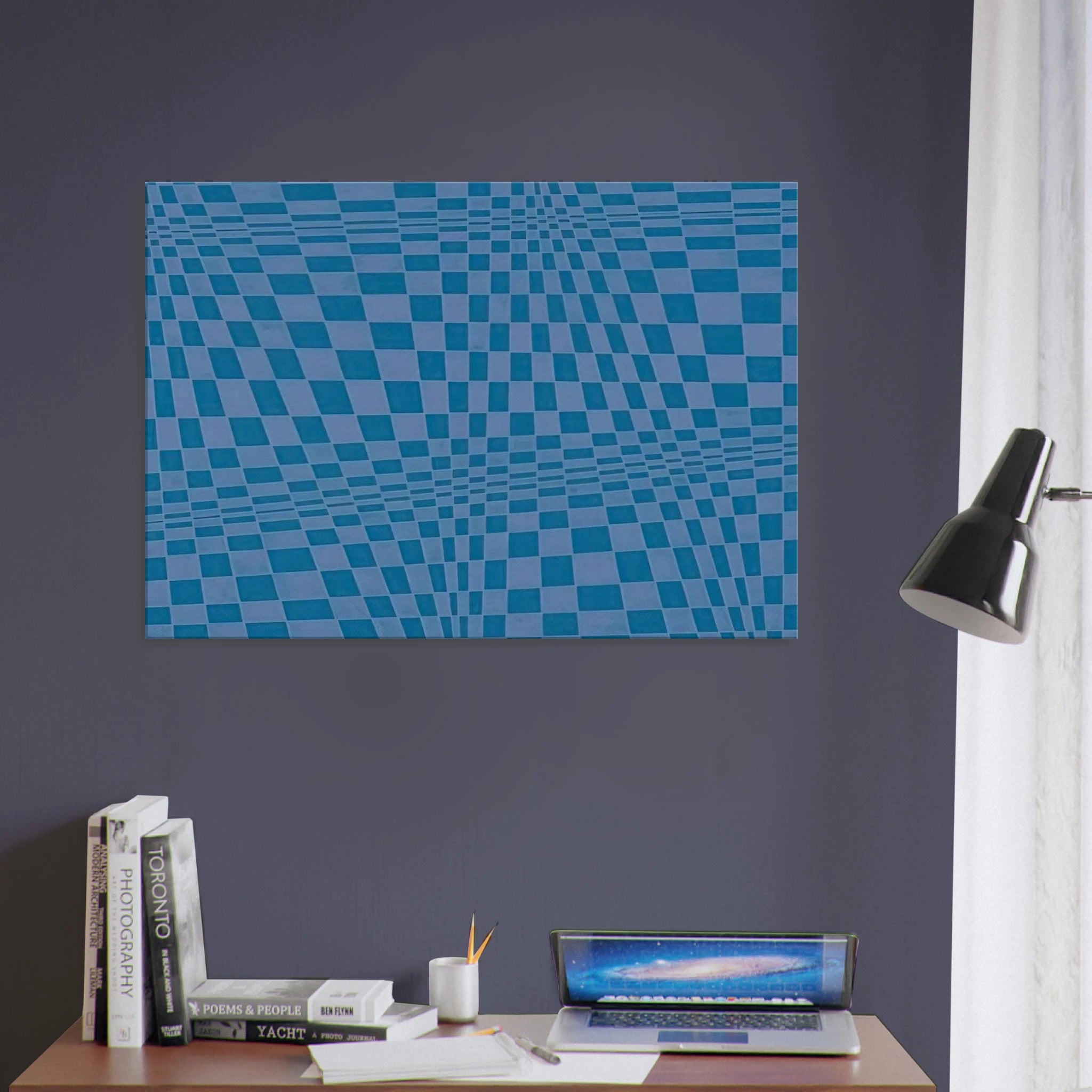 Disegno ottico dinamico - 1964 - Dadamaino Canvas - 70x100 cm / 28x40 inches | Dadamaino Wrapped Canvas | Dadamaino Wall Art