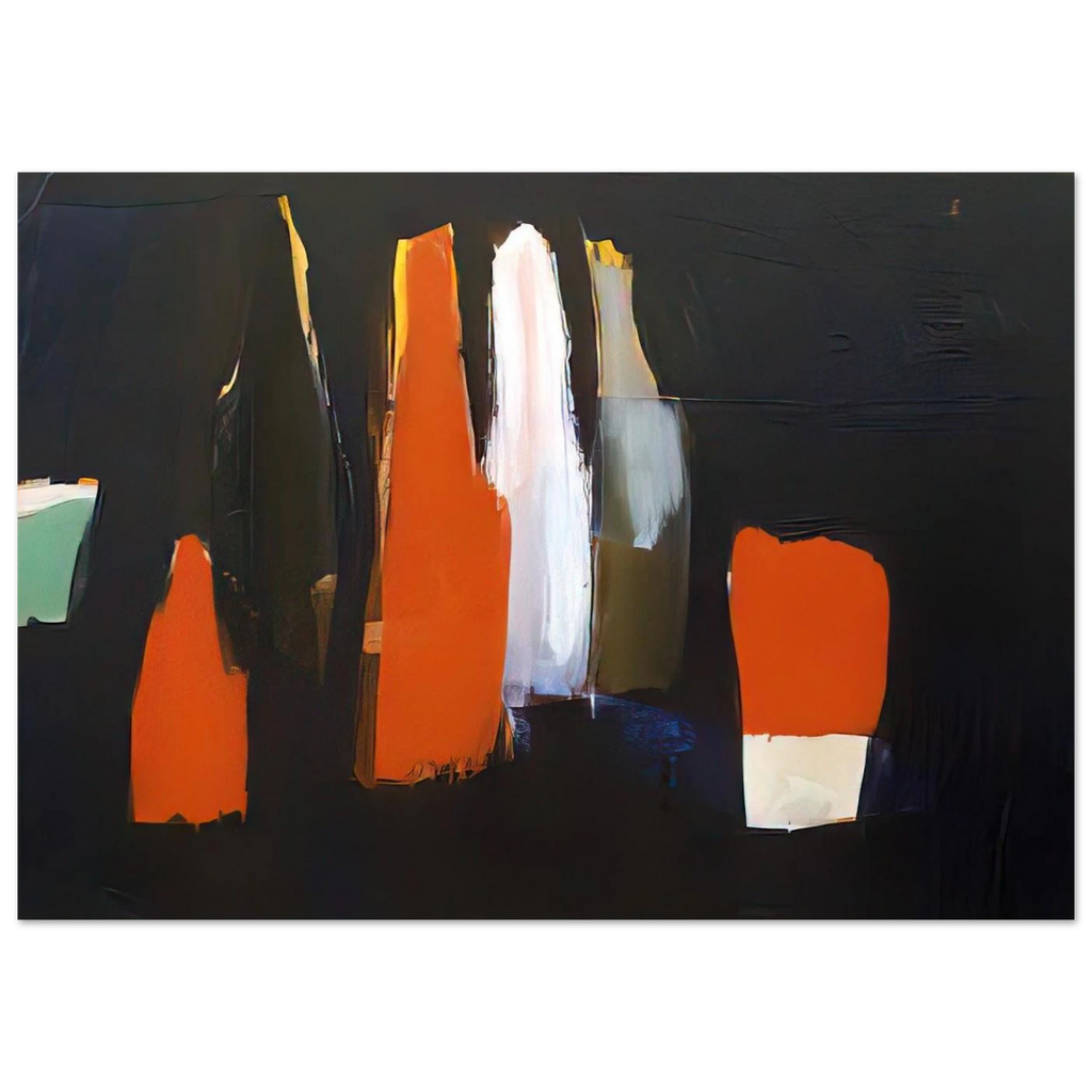 Bouteilles - Art Informel - Nicolas de Stael Art Print - A0 (84.1 x 118.9  cm) / 33.1 × 46.8 inches | Nicolas de Stael Poster | Nicolas de Stael Prints