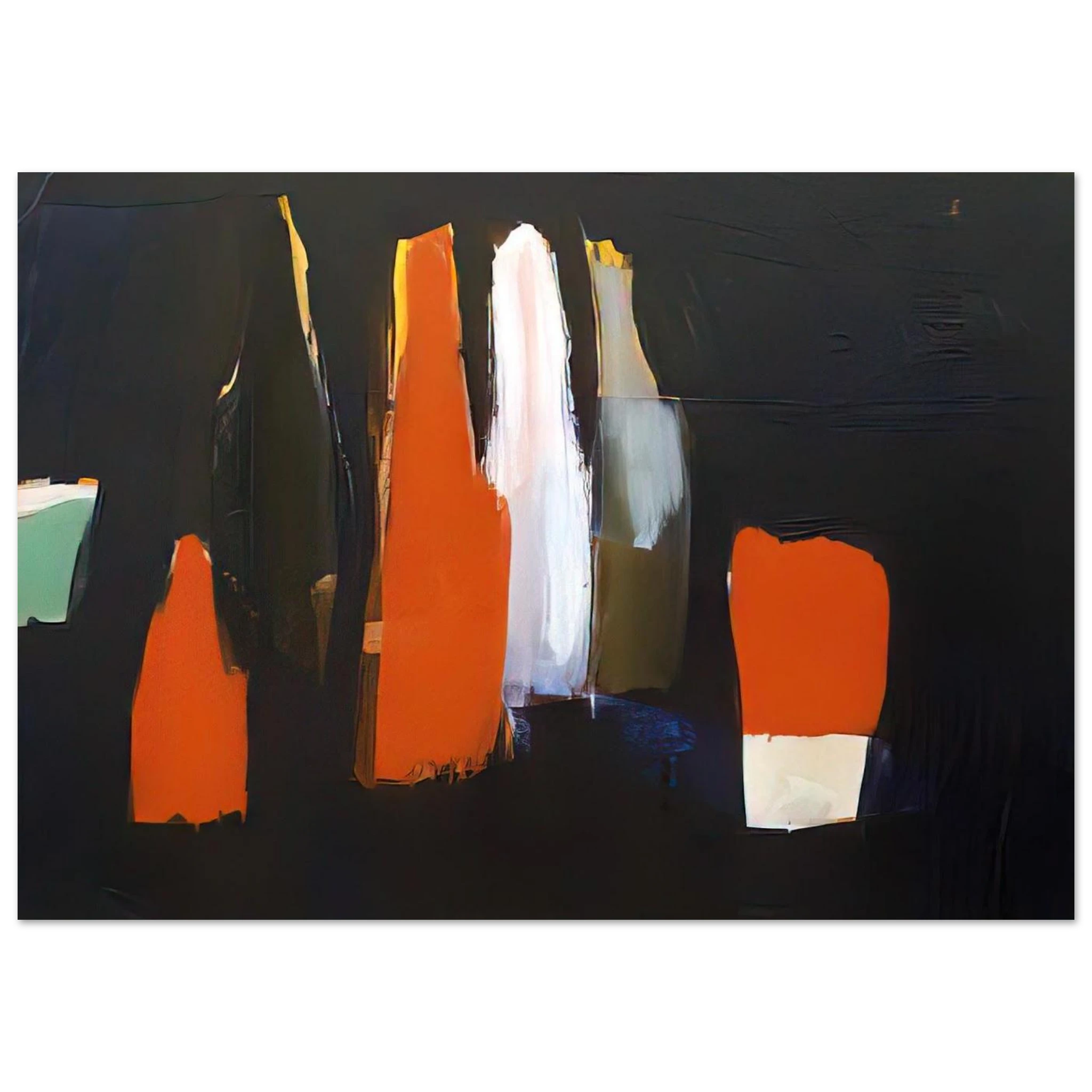 Bouteilles - Art Informel - Nicolas de Stael Art Print - A0 (84.1 x 118.9  cm) / 33.1 × 46.8 inches | Nicolas de Stael Poster | Nicolas de Stael Prints