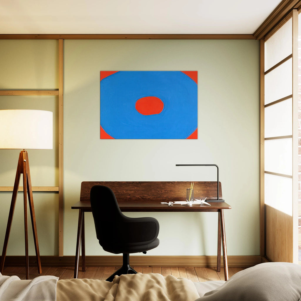 Circle - 1971 - Jiro Yoshihara Canvas - 70x100 cm / 28x40 inches | Jiro Yoshihara Wrapped Canvas | Jiro Yoshihara Wall Art