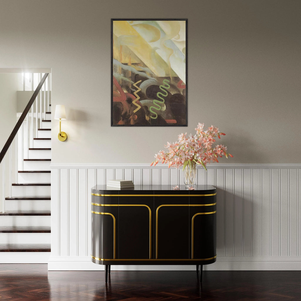 Astrazione - 1921 - Julius Evola Framed Art Print - 70x100 cm / 28x40 inches | Julius Evola Framed Poster | Julius Evola Framed prints