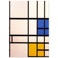 Composition N. 11 London with Blue, Red and Yellow - Piet Mondrian Art Print - A0 (84.1 x 118.9  cm) / 33.1 × 46.8 inches | Piet Mondrian Poster | Piet Mondrian Prints