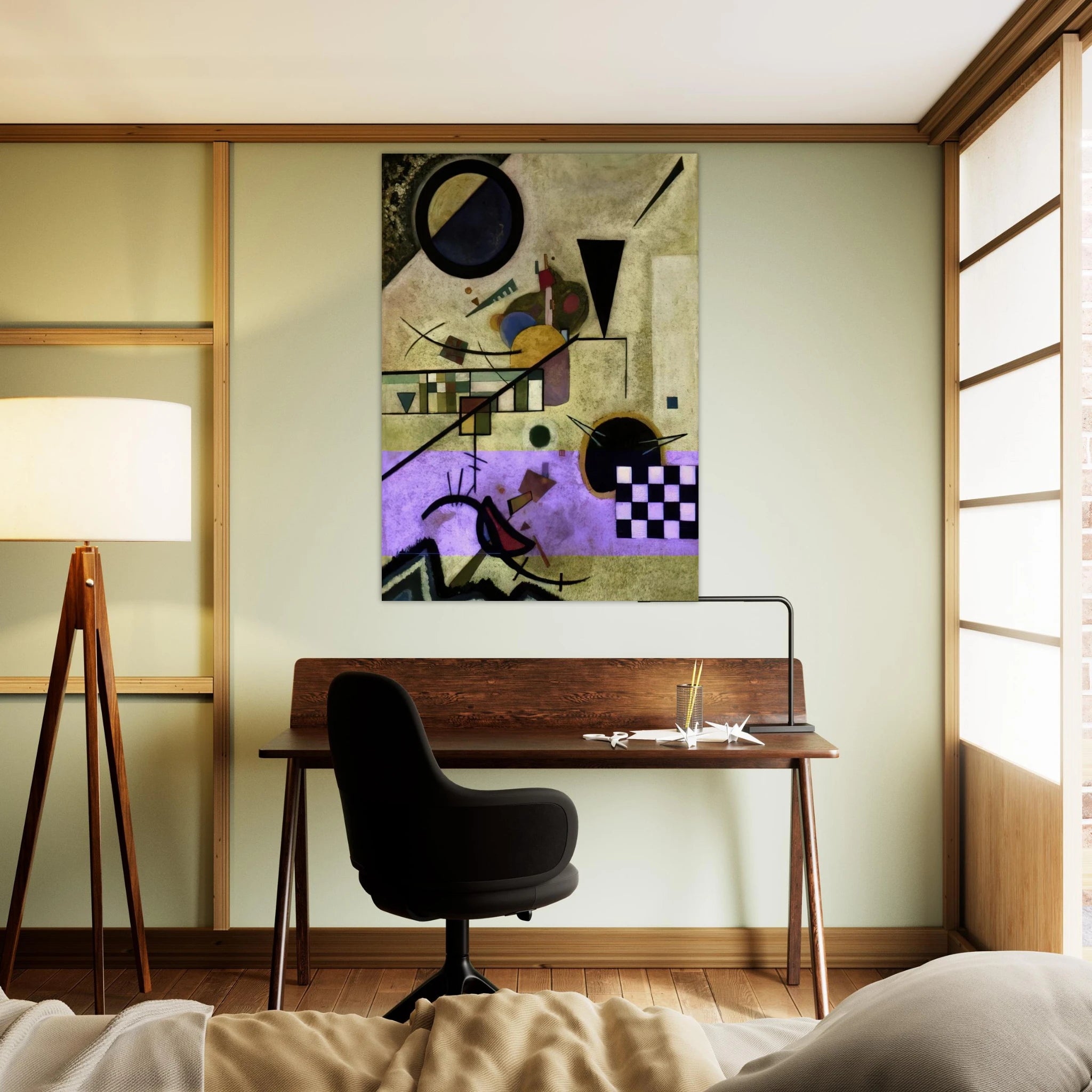 CONTRASTING SOUNDS 1924 - Wassily Kandinsky Art Print - A0 (84.1 x 118.9  cm) / 33.1 × 46.8 inches | Wassily Kandinsky Poster | Wassily Kandinsky Prints