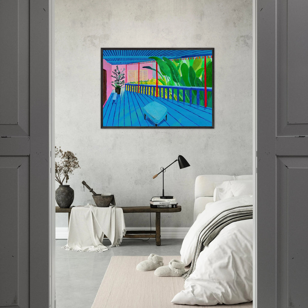 David Hockney - David Hockney Framed Art Print - 70x100 cm / 28x40 inches | David Hockney Framed Poster | David Hockney Framed prints