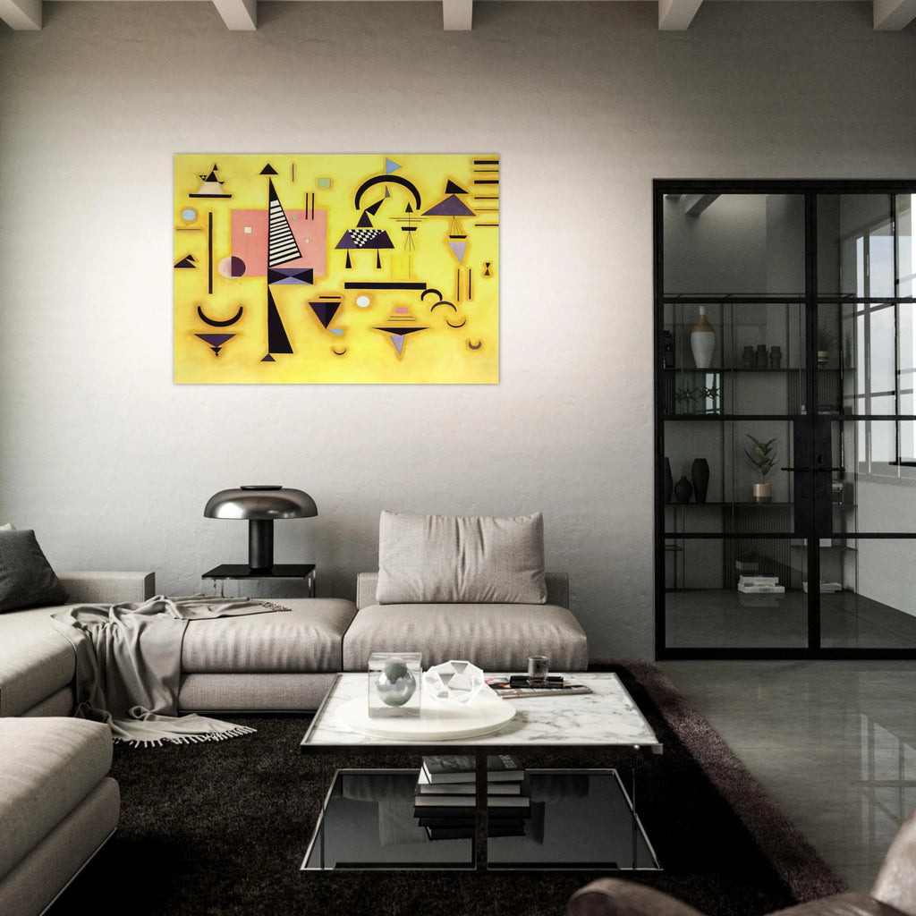 DECISIVE PINK 1932 - Wassily Kandinsky Art Print - A0 (84.1 x 118.9  cm) / 33.1 × 46.8 inches | Wassily Kandinsky Poster | Wassily Kandinsky Prints