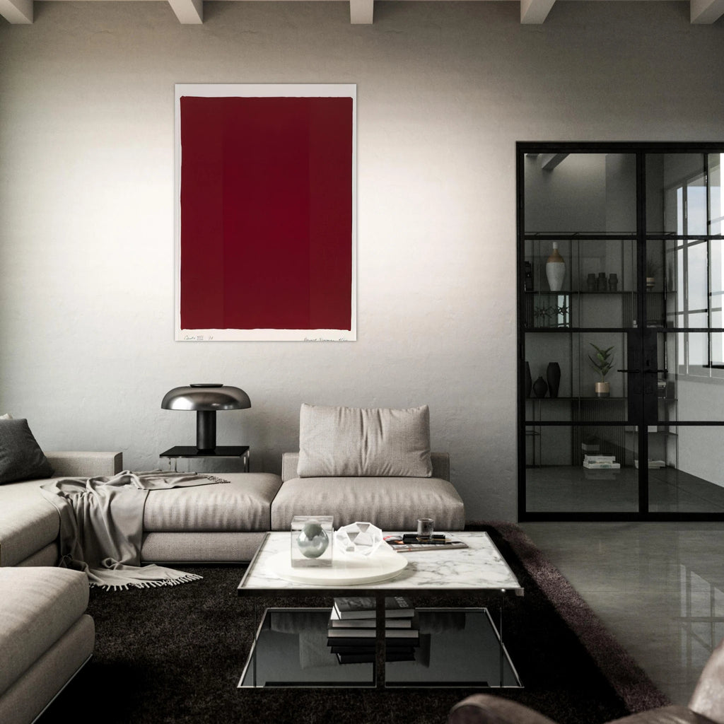 Canto XVII - Barnett Newman Art Print - A0 (84.1 x 118.9  cm) / 33.1 × 46.8 inches | Barnett Newman Poster | Barnett Newman Prints