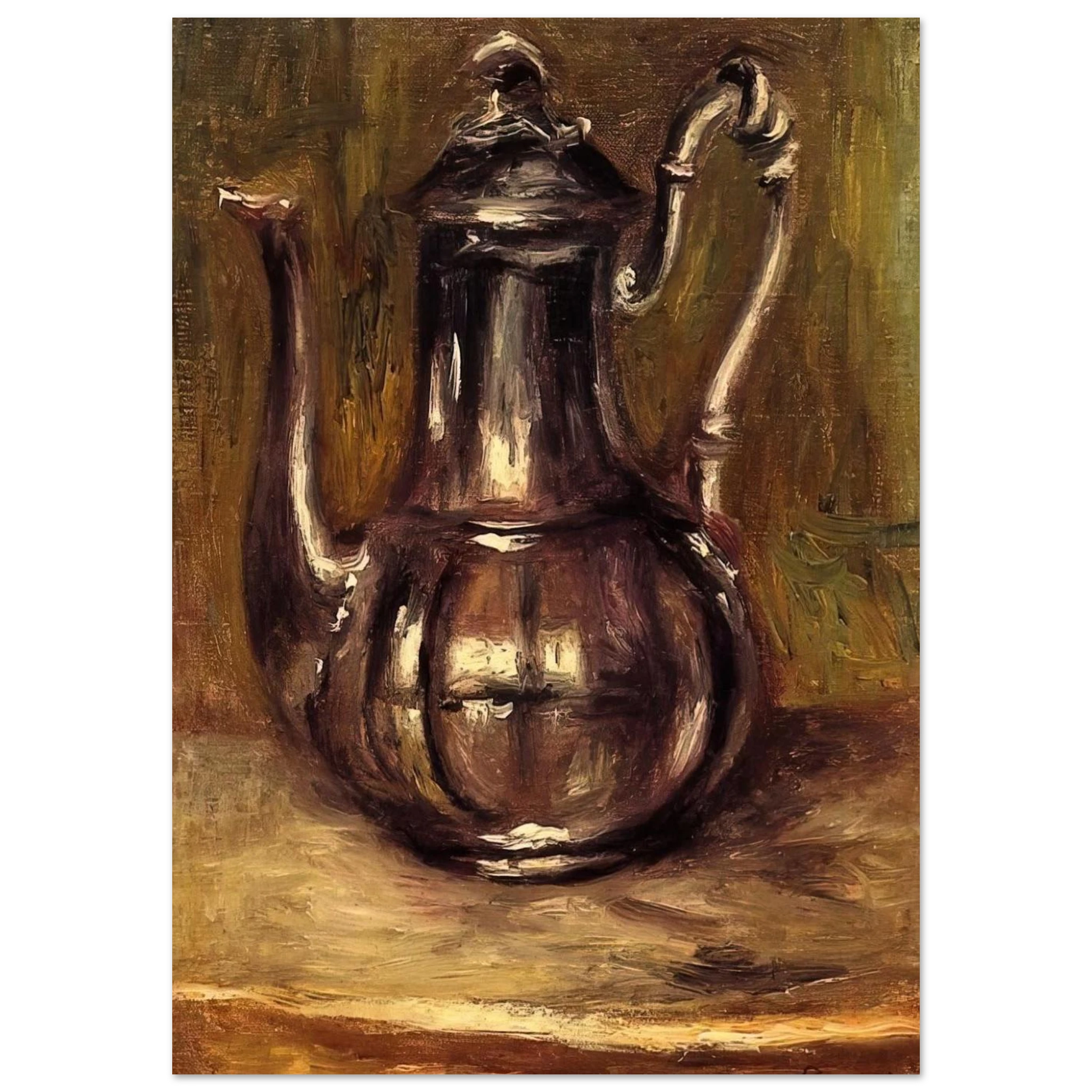 Coffee Pot - Pierre-Auguste Renoir Art Print - A0 (84.1 x 118.9  cm) / 33.1 × 46.8 inches | Pierre-Auguste Renoir Poster | Pierre-Auguste Renoir Prints