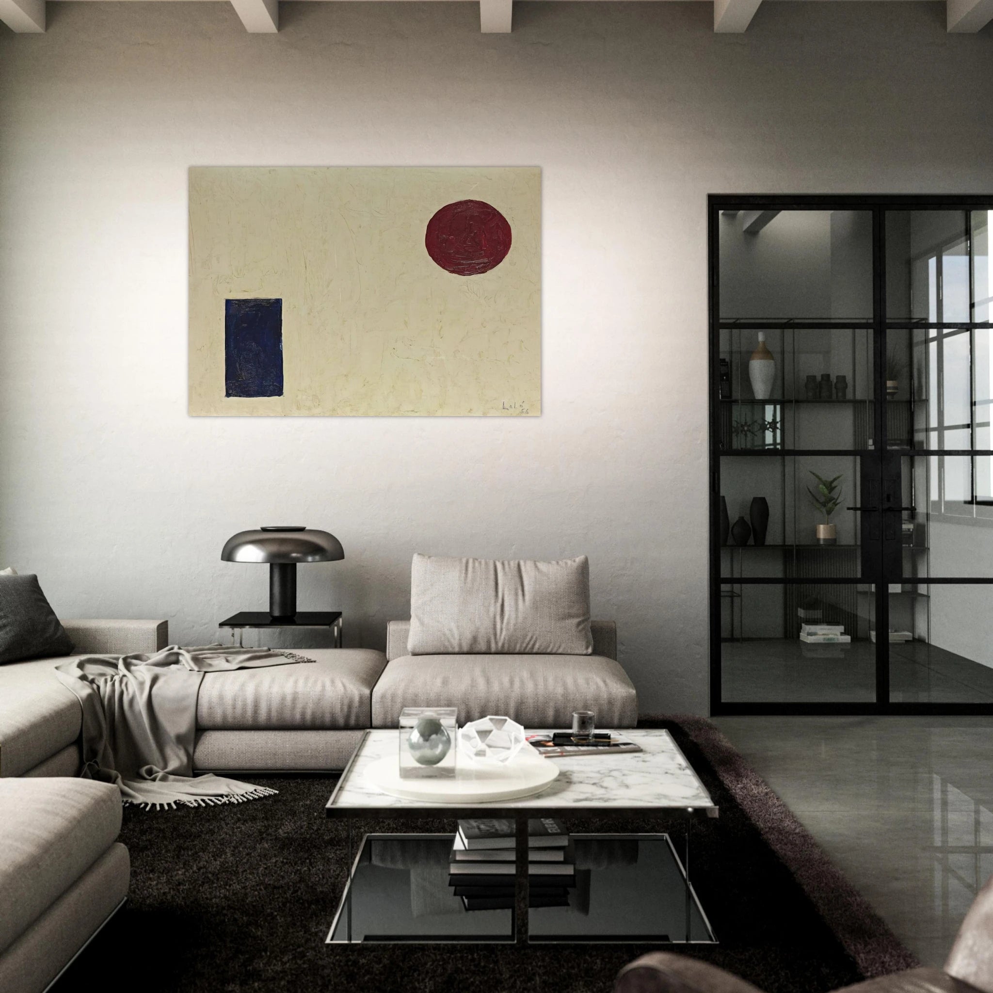 Edmondson #1 - 1956 1 - Lolo Soldevilla Art Print - A0 (84.1 x 118.9  cm) / 33.1 × 46.8 inches | Lolo Soldevilla Poster | Lolo Soldevilla Prints