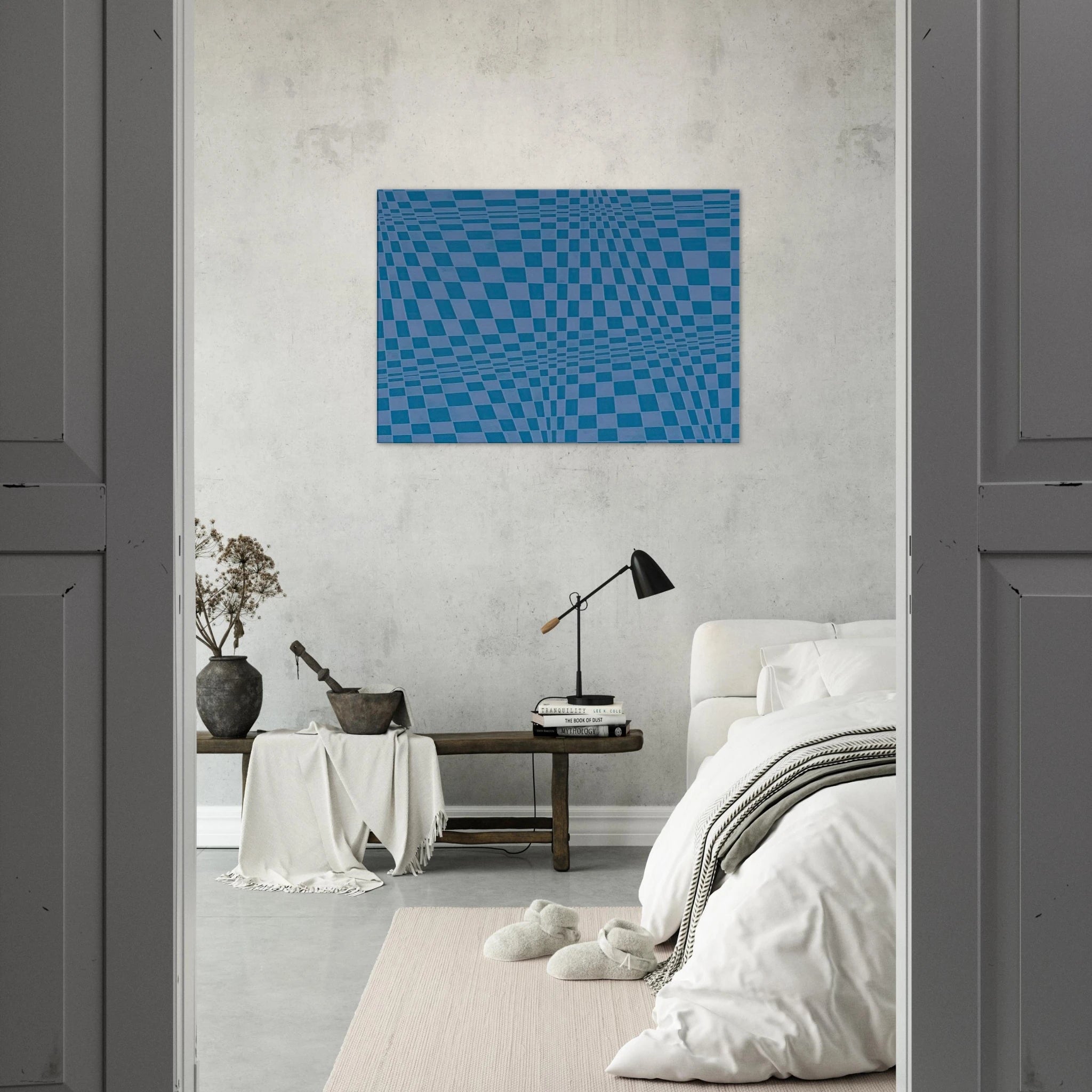 Disegno ottico dinamico - 1964 - Dadamaino Canvas - 70x100 cm / 28x40 inches | Dadamaino Wrapped Canvas | Dadamaino Wall Art