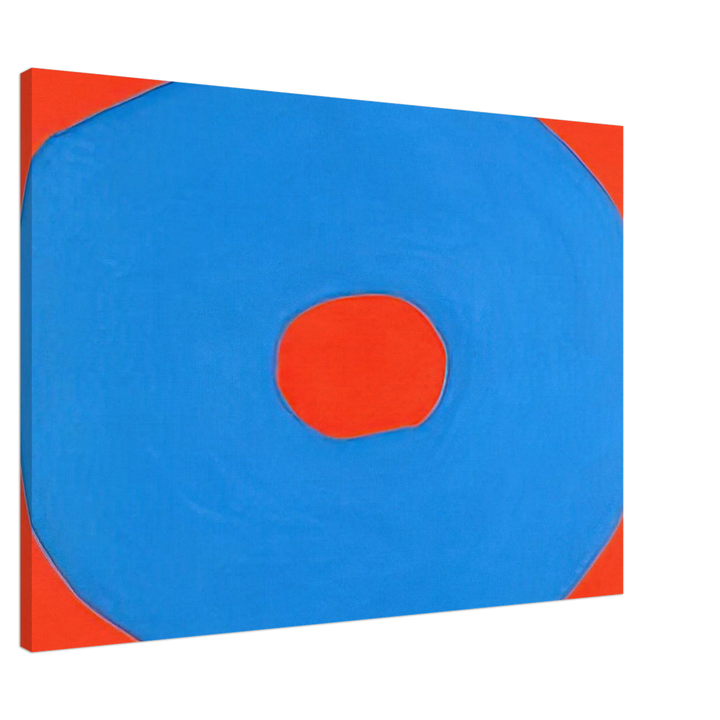 Circle - 1971 - Jiro Yoshihara Canvas - 70x100 cm / 28x40 inches | Jiro Yoshihara Wrapped Canvas | Jiro Yoshihara Wall Art