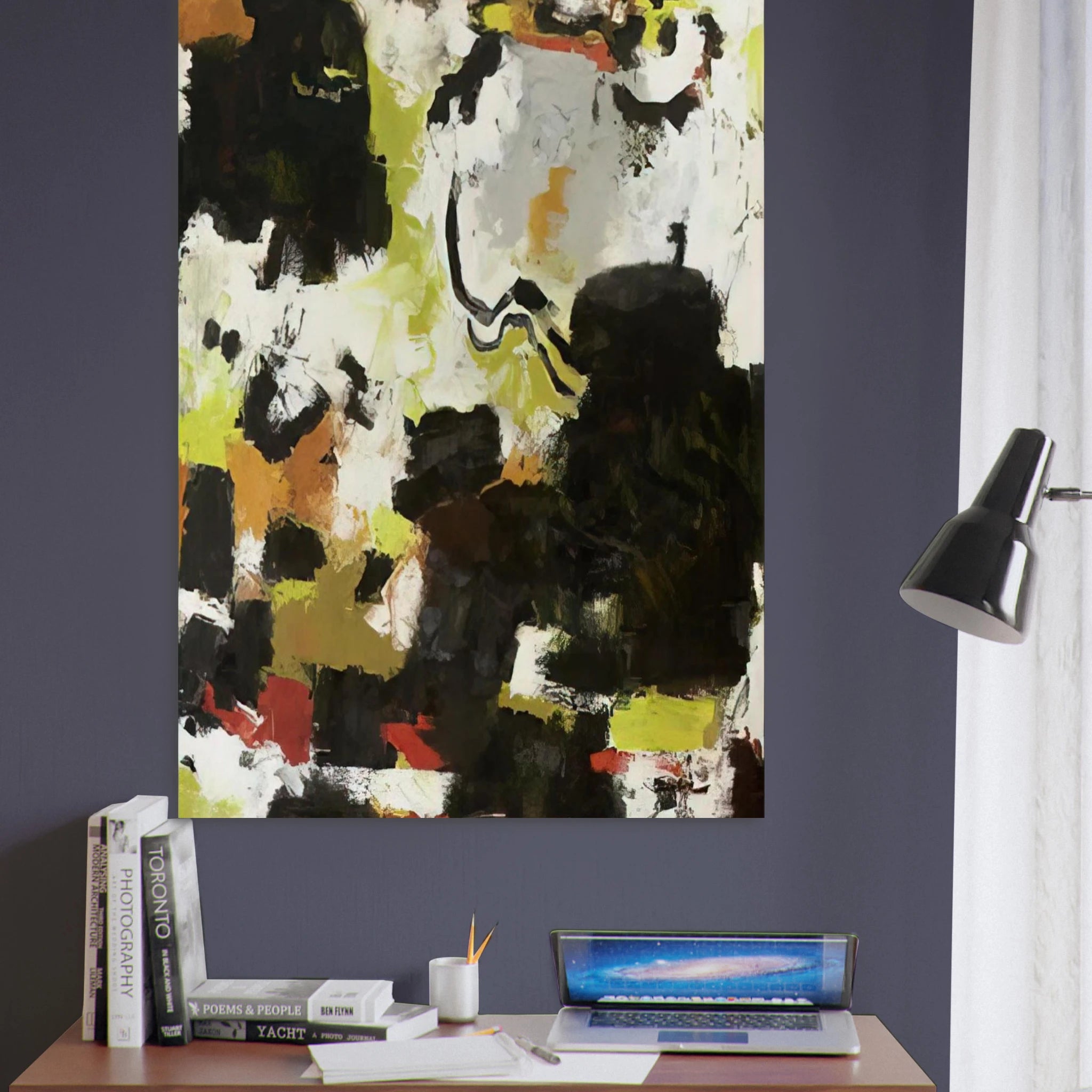 1 January 1949 - 1949 - Frank Lobdell Art Print - A0 (84.1 x 118.9  cm) / 33.1 × 46.8 inches | Frank Lobdell Poster | Frank Lobdell Prints